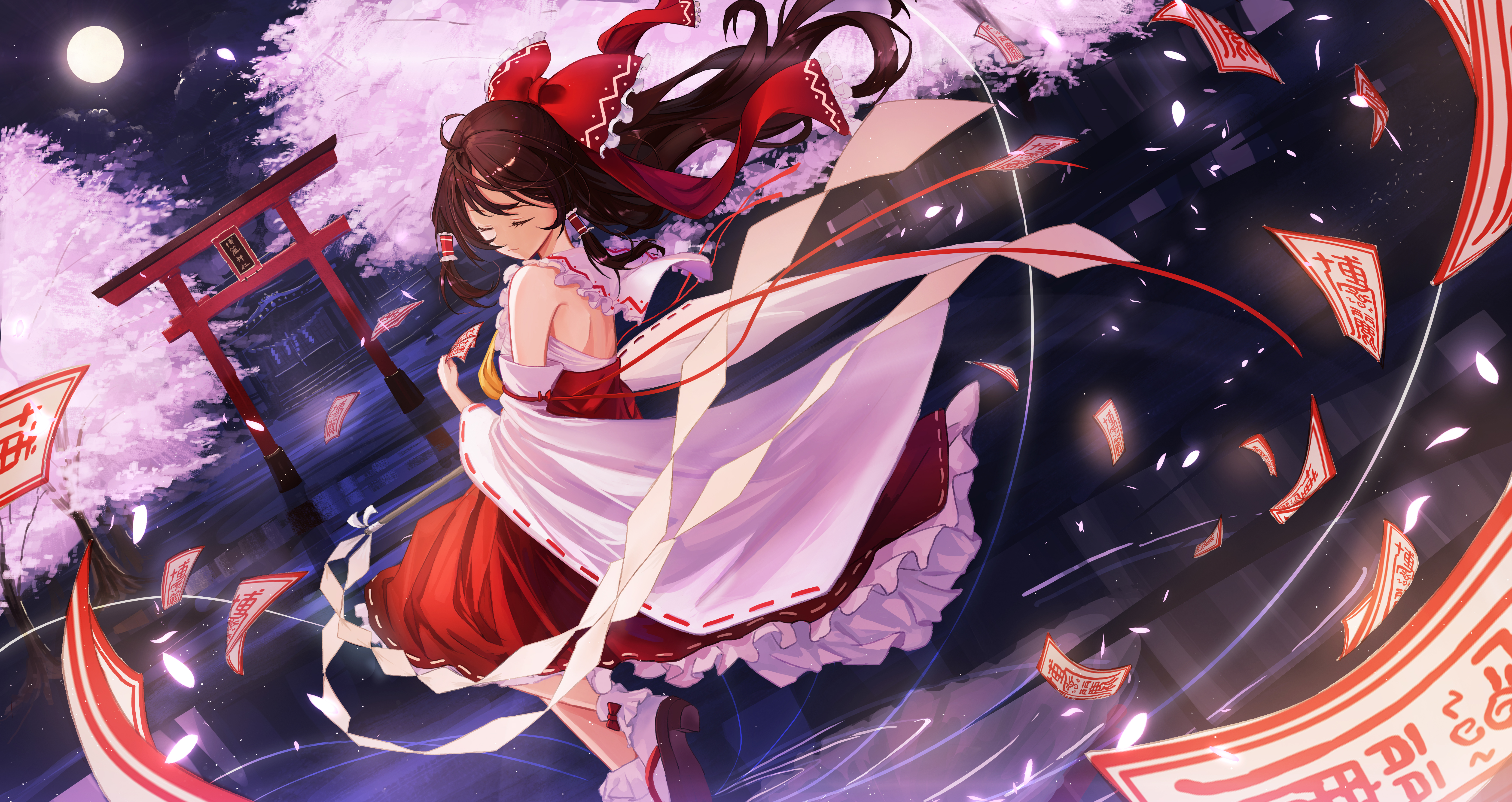 Reimu Hakurei 4k Ultra HD Wallpaper