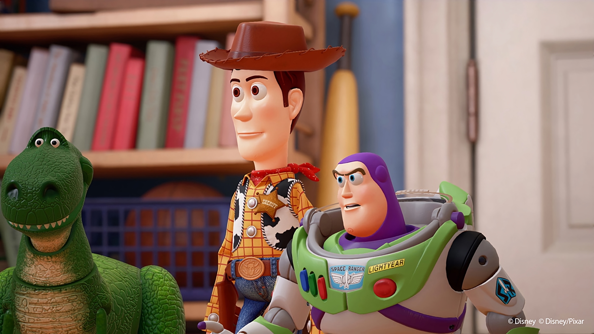 Toy Story Woody Buzz Lightyear Rex Kingdom Hearts III HD