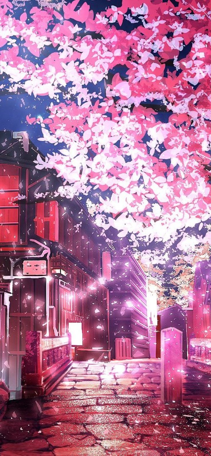 anime #animewallpaper #beautiful #kawaii #beautifulanime #androidwallpaper #iphonewallpaper #dewaa. Cherry blossom wallpaper, Pink wallpaper anime, Anime flower