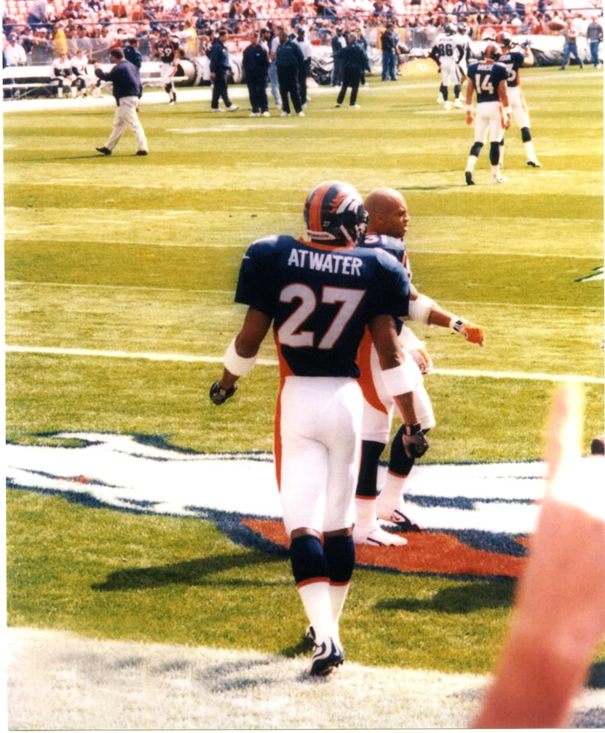 Steve Atwater Signed Denver Broncos 8x10 Photo Inscribed Best