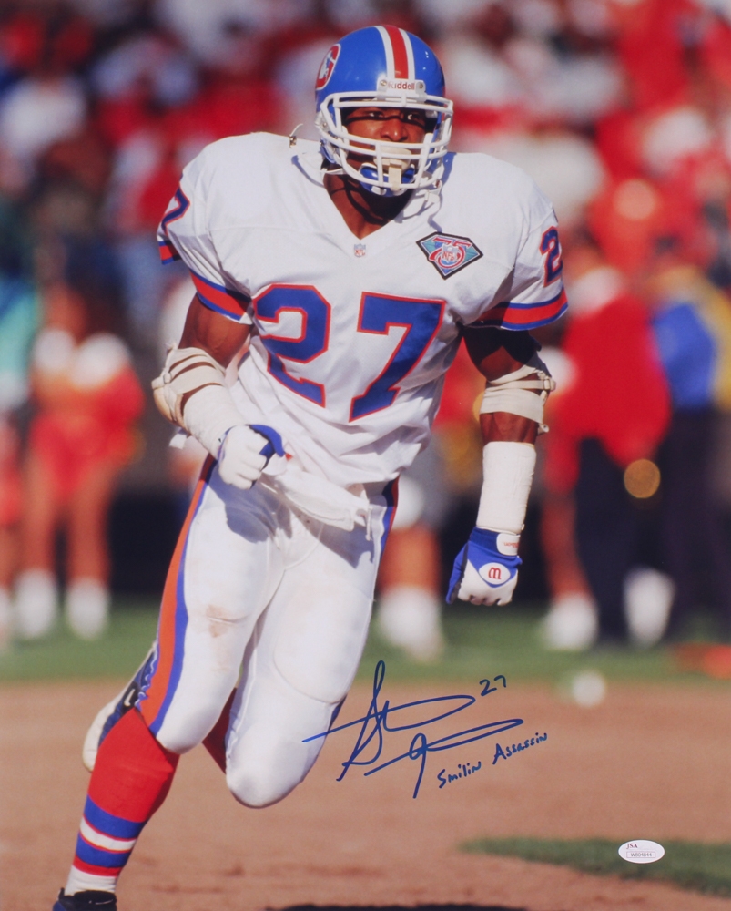 Steve Atwater Signed Denver Broncos 8x10 Photo Inscribed Best