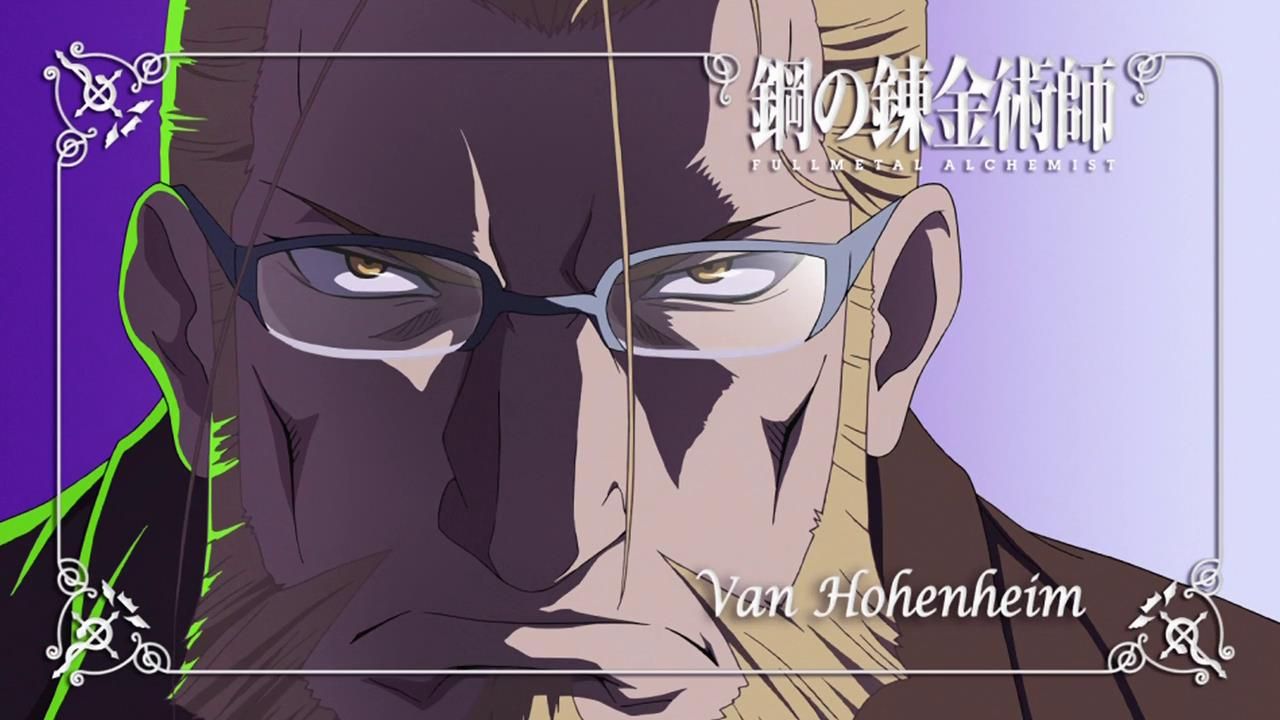 Van Hohenheim. Fullmetal alchemist brotherhood, Fullmetal alchemist, Alchemist
