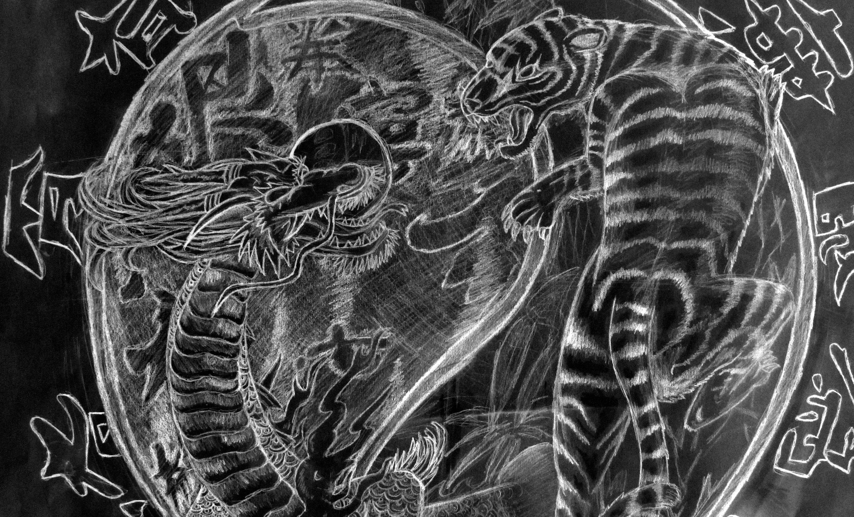 Free download tiger and dragon by CjEvIlCaT144 [3352x2031] for your Desktop, Mobile & Tablet. Explore Dragon and Tiger Wallpaper. Dragon Yin Yang Wallpaper, Tiger vs Dragon Wallpaper, Dragon Wallpaper for Phones