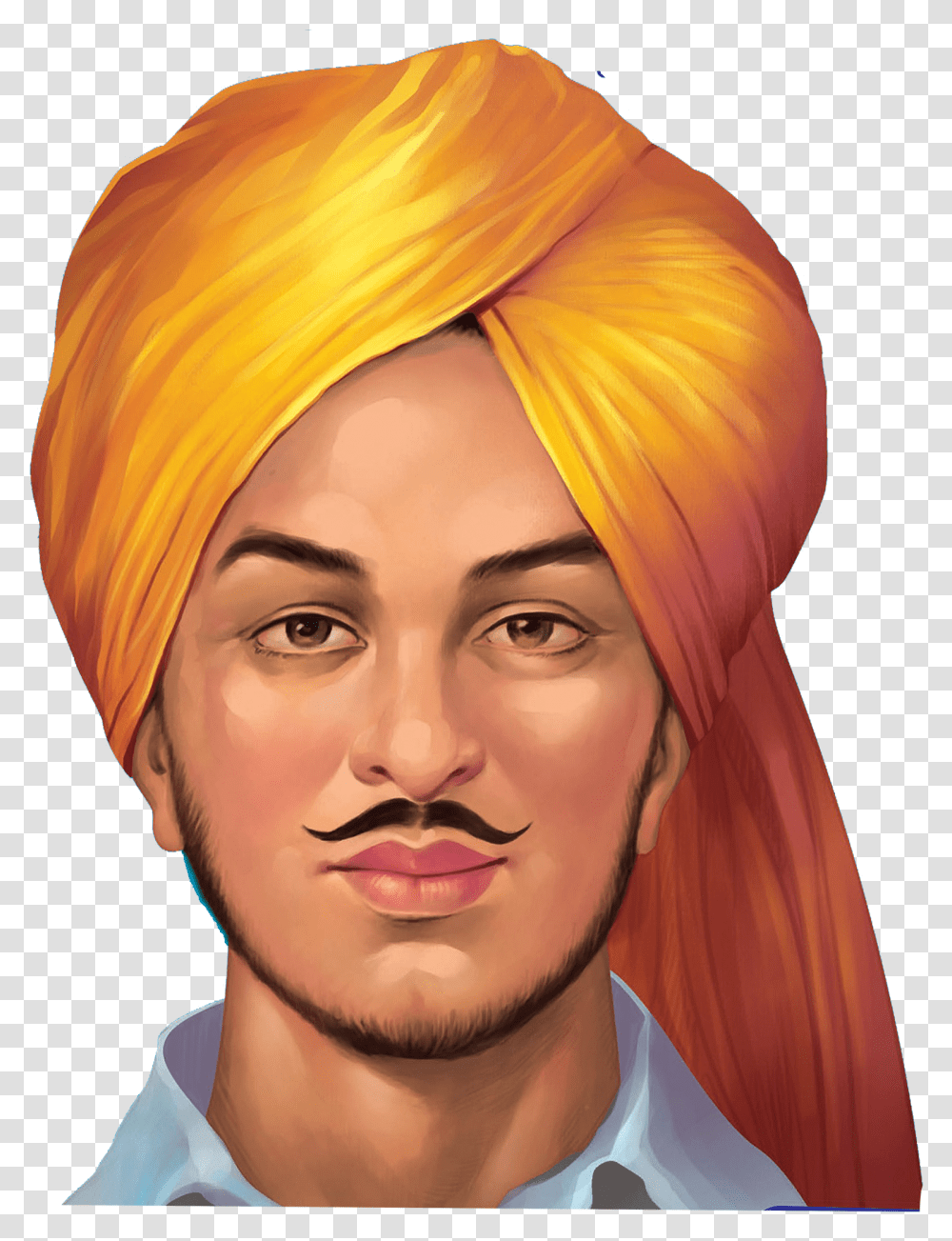 Bhagat Singh Free Picture Bhagat Singh Rajguru Sukhdev, Apparel, Headband, Hat Transparent Png