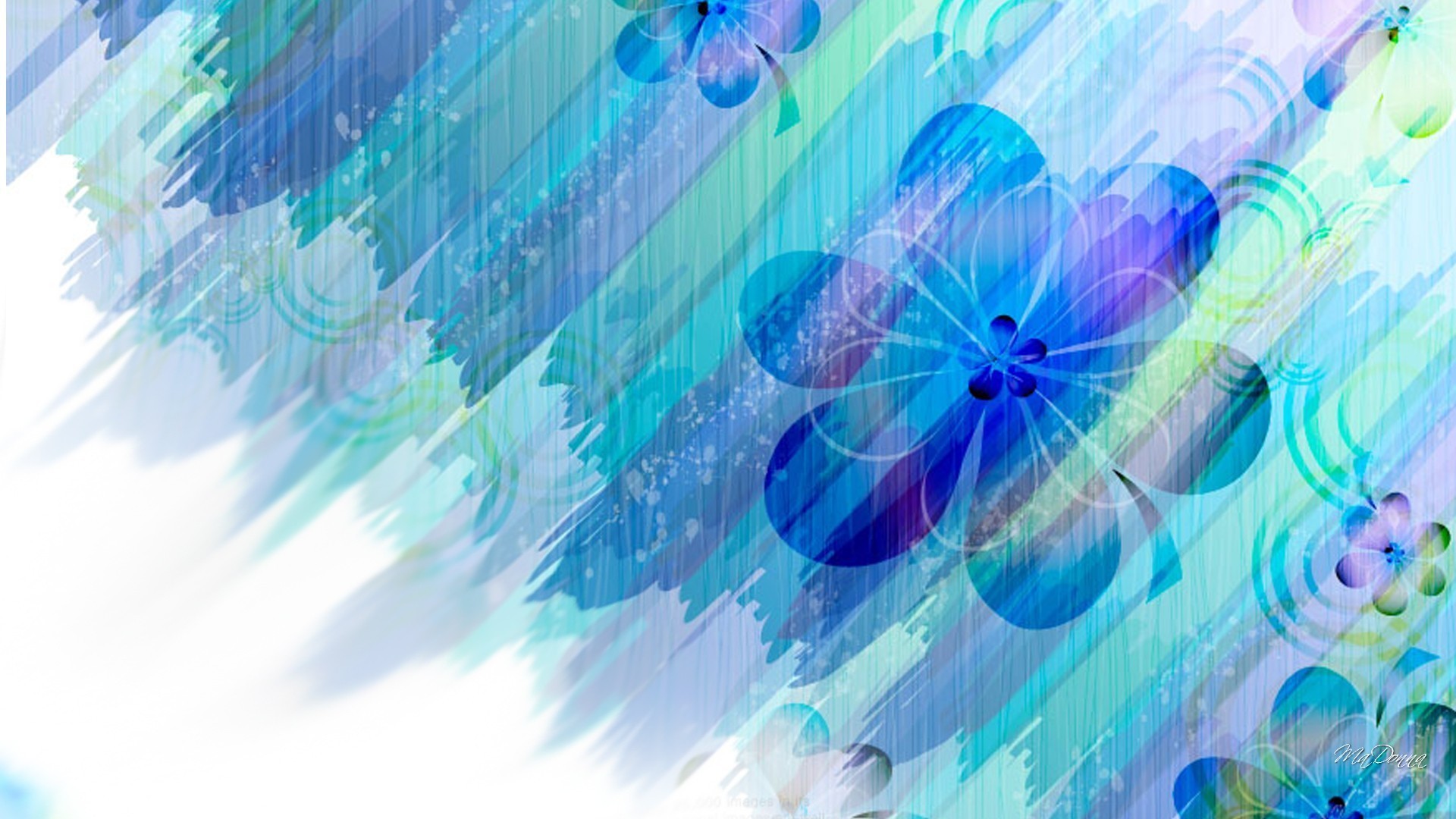 Blue Abstract Wallpaper for PC