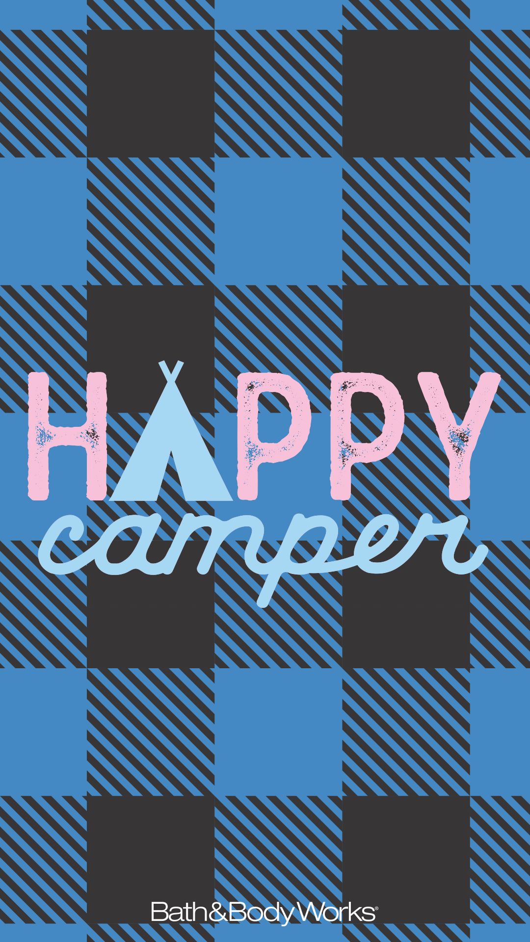 Happy Camper Cell Phone Wallpaper Background. New wallpaper iphone, Wallpaper iphone quotes, Cellphone wallpaper