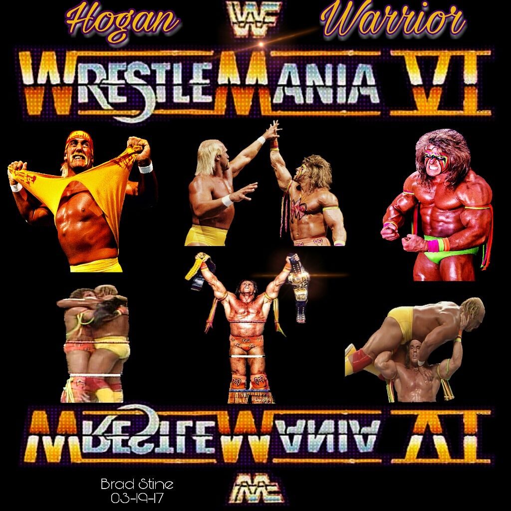 wwe #wrestling #hulkhogan #ultimatewarrior #wrestlemania