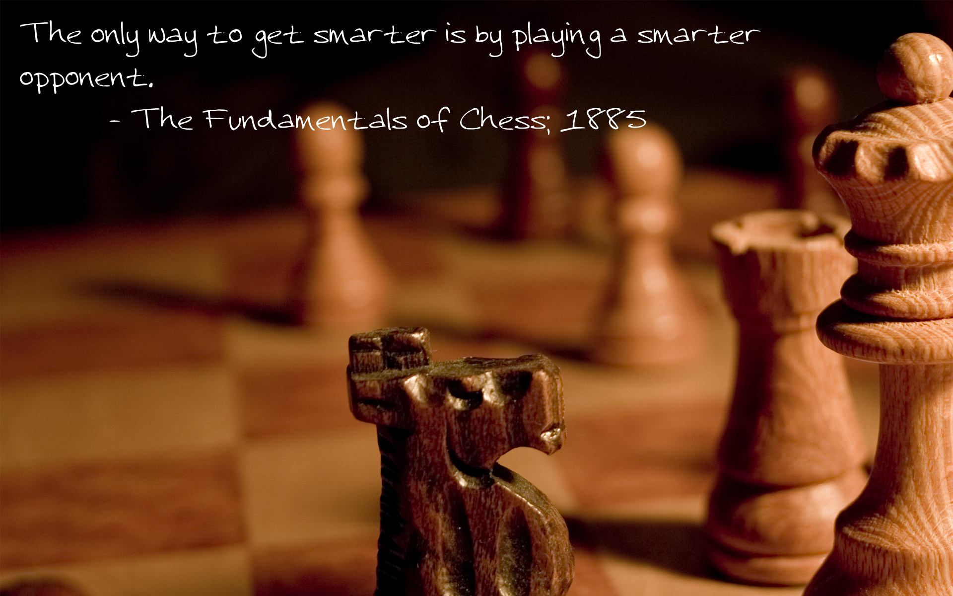 Download Chess And Motivational Hd Quotation Wallpaper