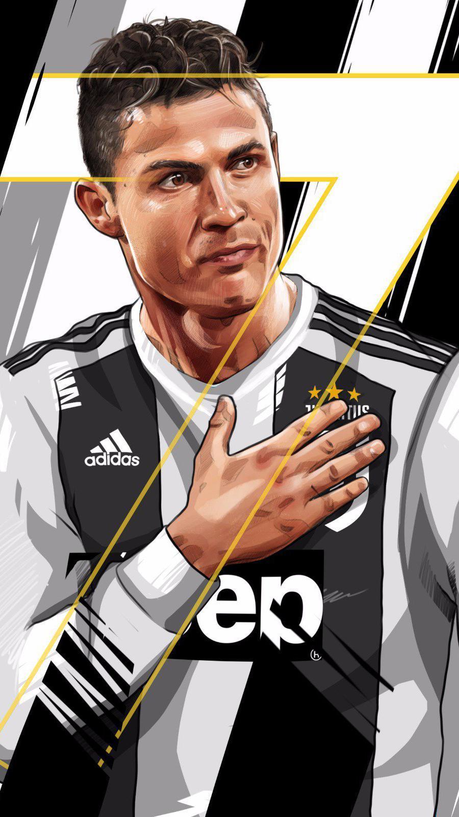 CR7 Cartoon Wallpaper