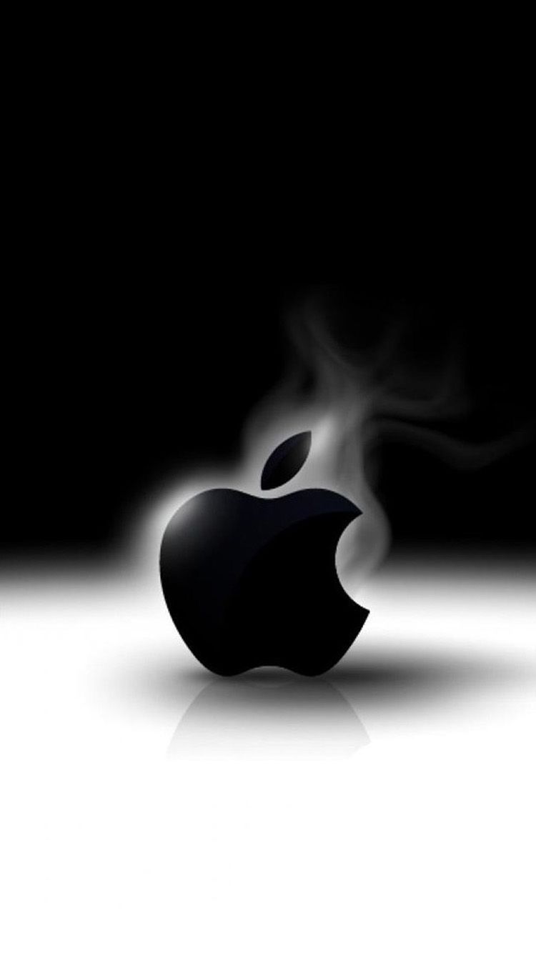 Black Apple iPhone Wallpaper