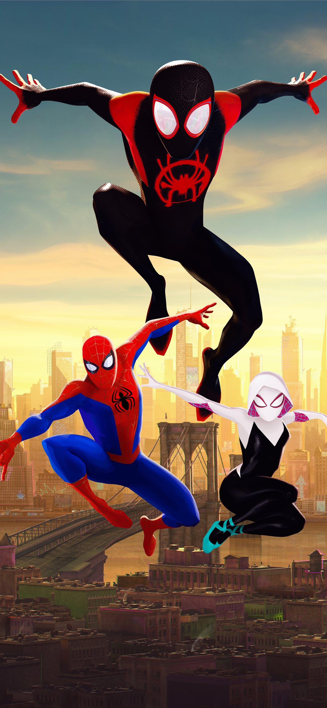 Spider Man Into The Spider Verse iPhone Wallpaper Free Download