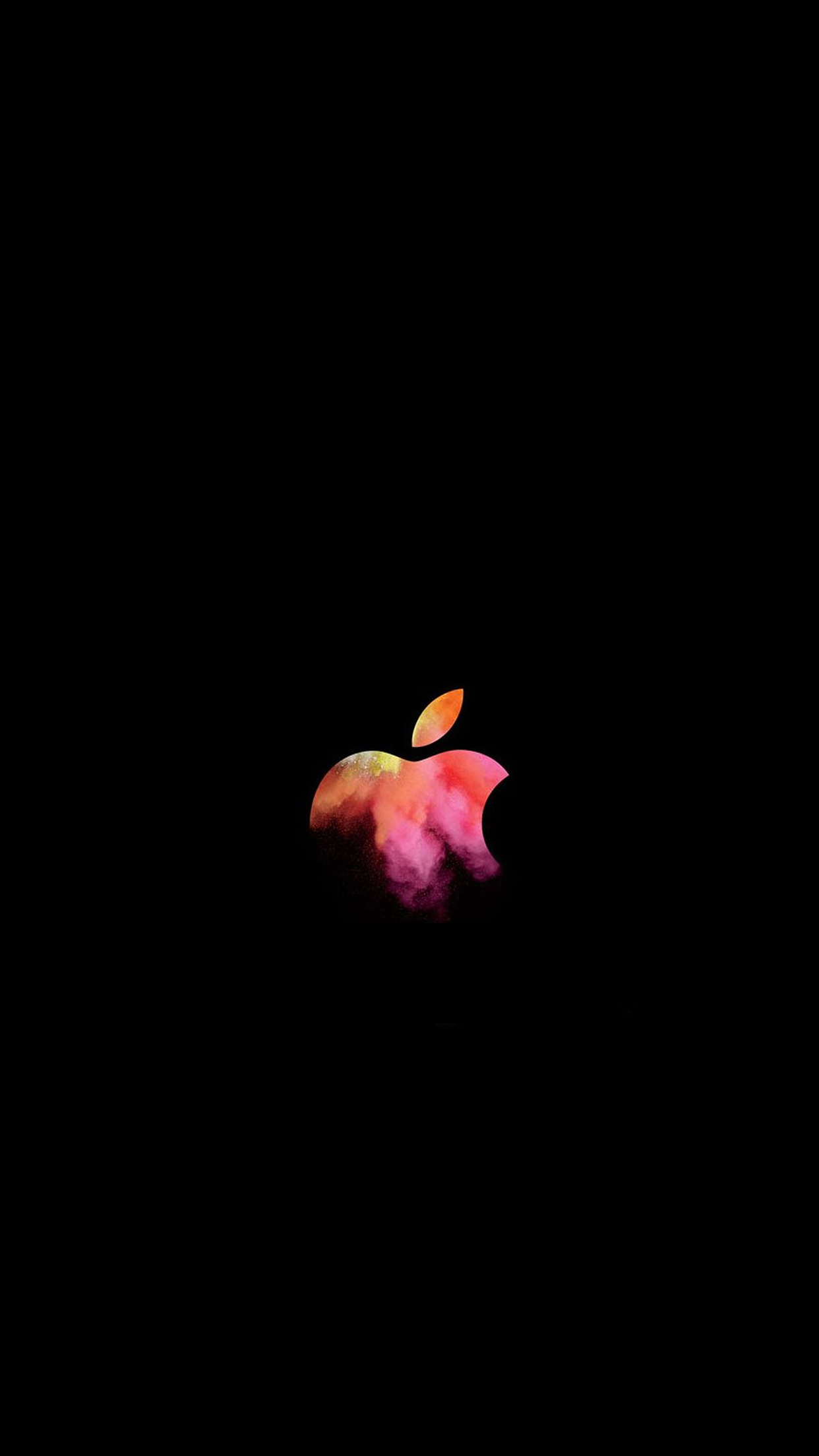 iphone black apple wallpaper HD