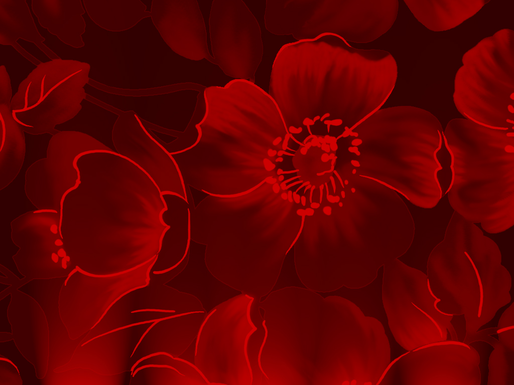 Download wallpaper 1280x1024 lines, red, glow, dark, black standard 5:4 hd  background
