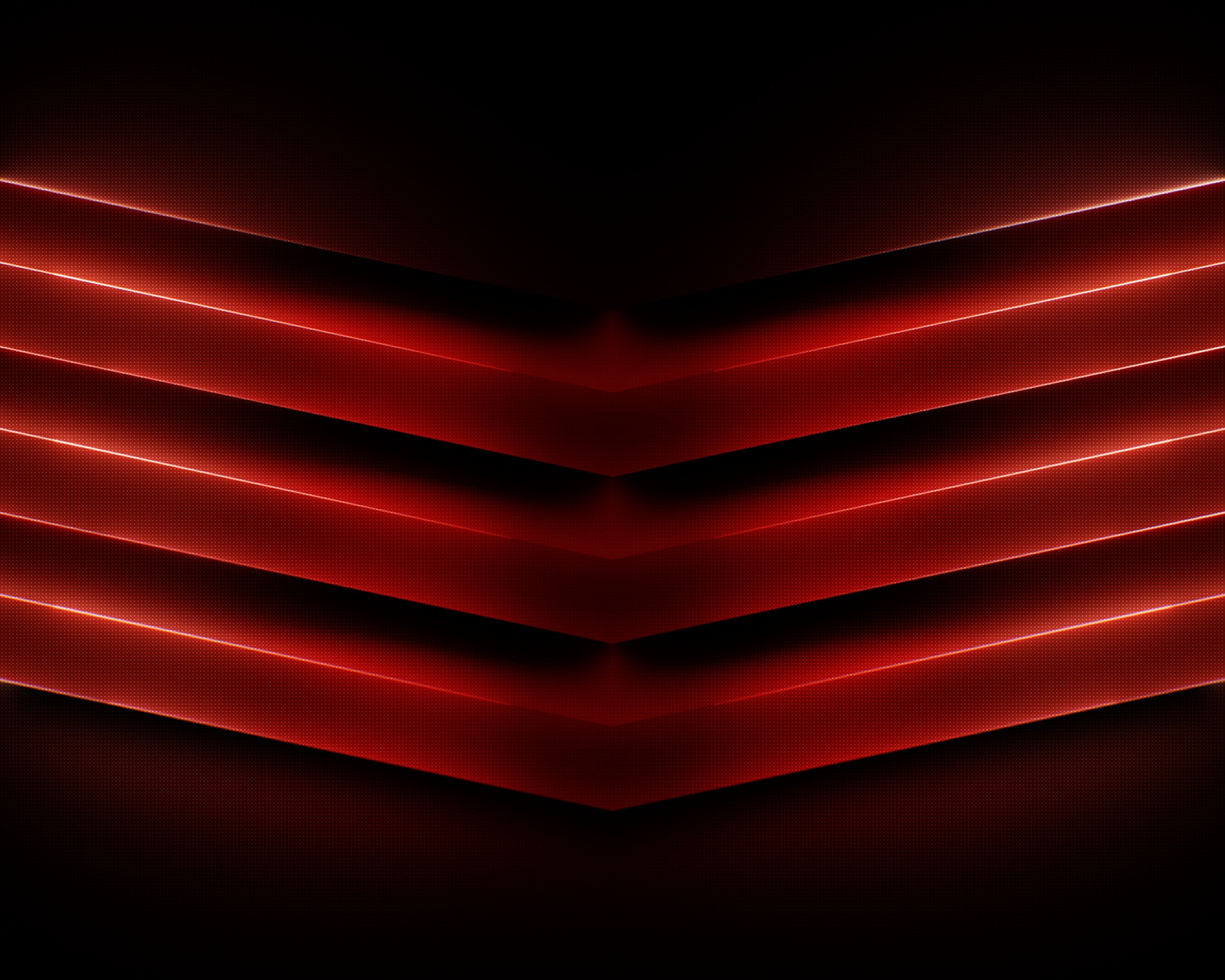 Download wallpaper 2800x2240 lines, red, glow, dark, black HD background