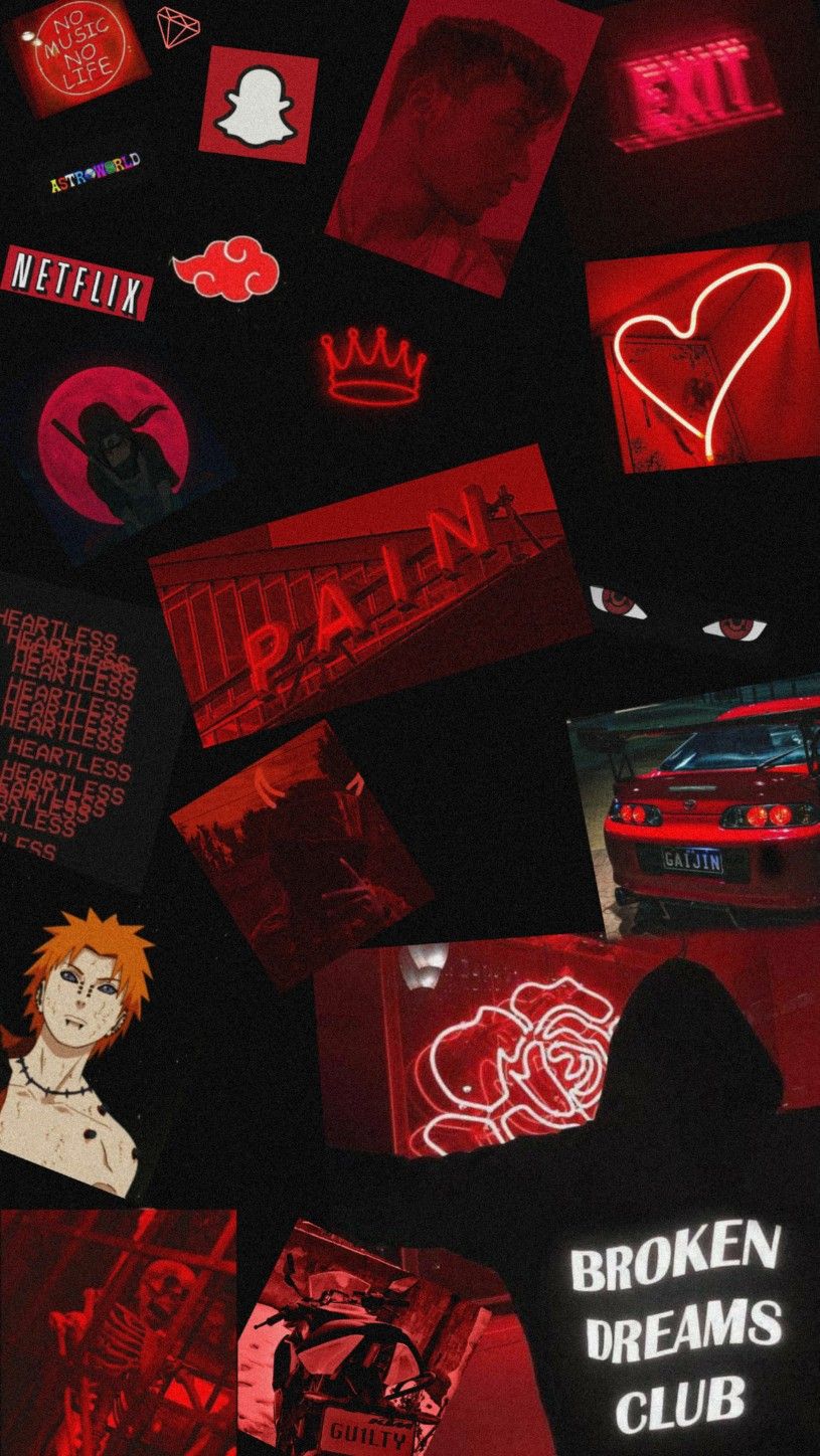 RED AESTHETICS. Naruto wallpaper, Anime wallpaper phone, Anime wallpaper