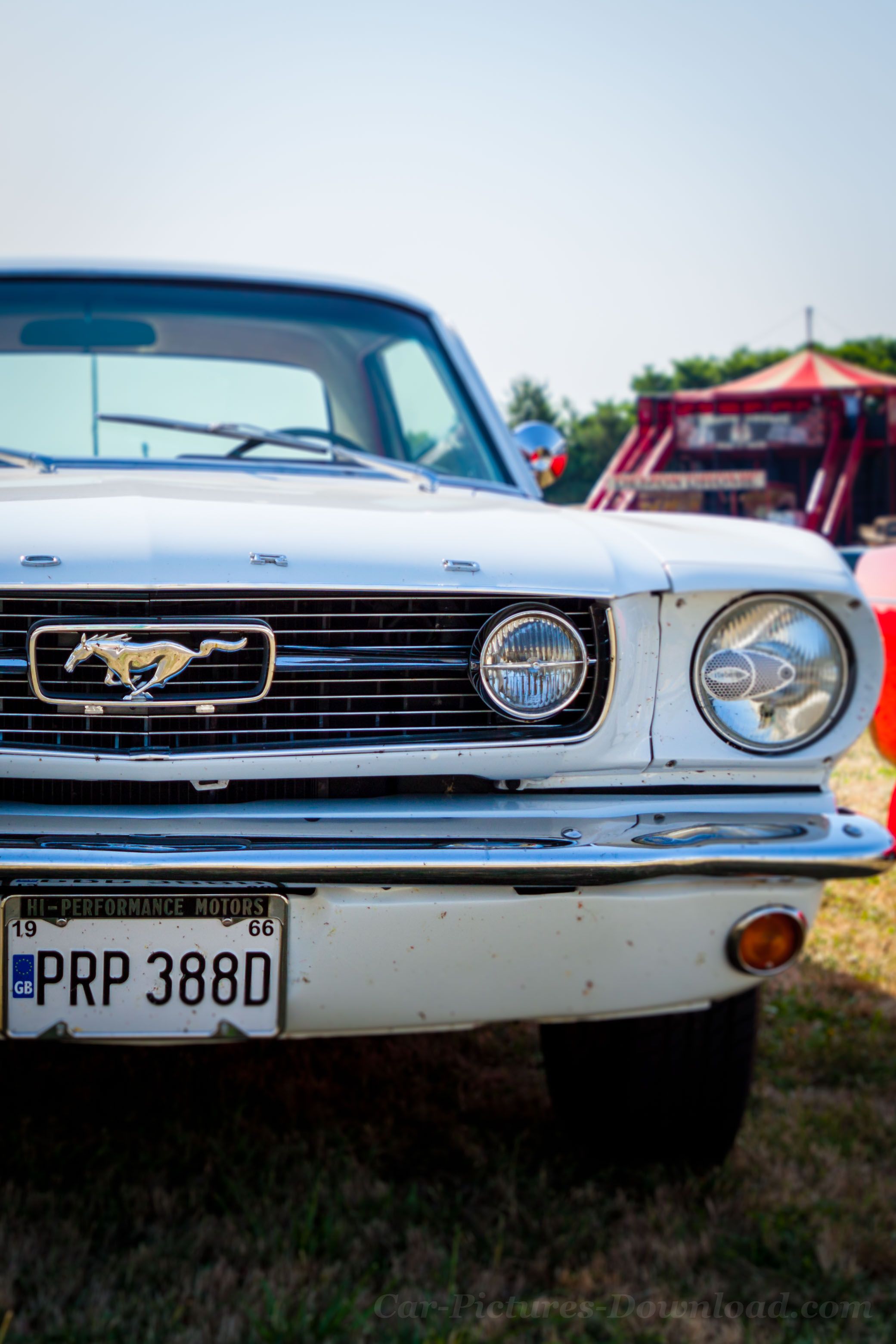 Blue Old Muscle Cars Wallpaper