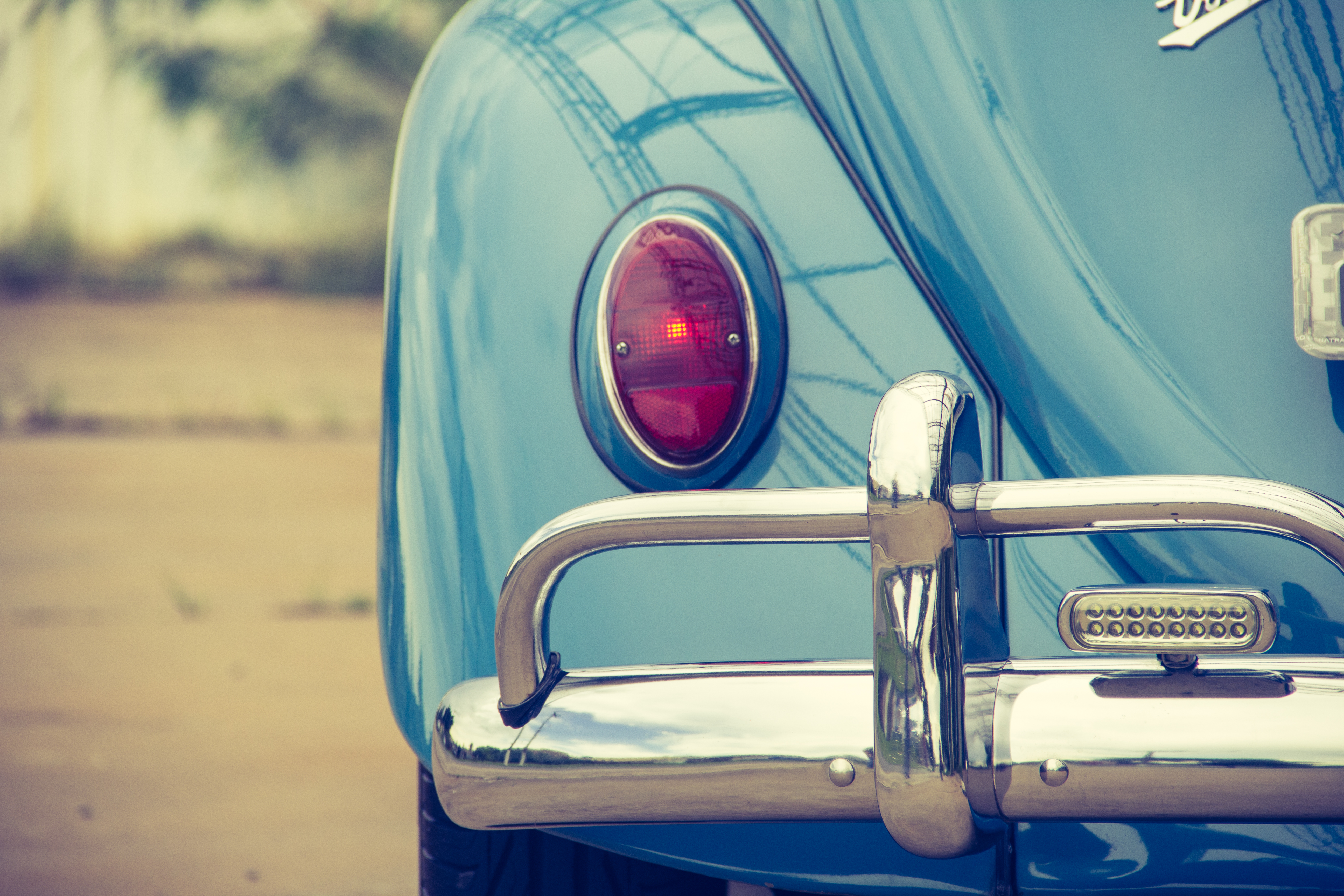 Blue Classic Car · Free