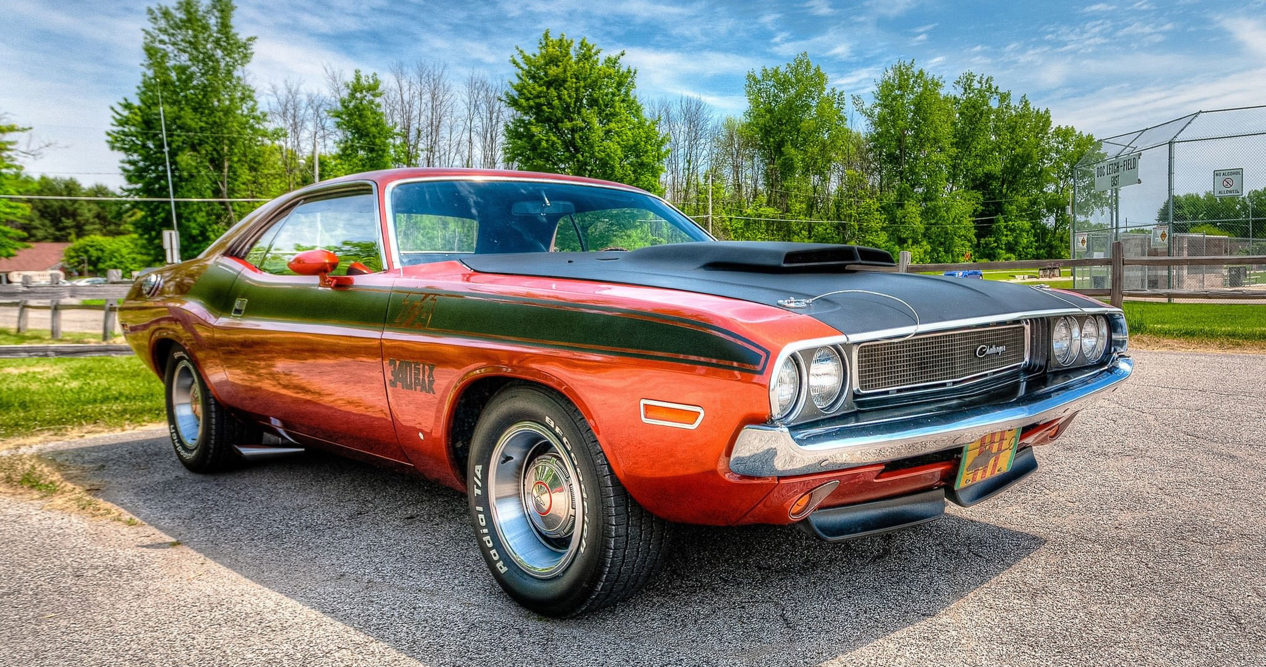 dodge challenger 1970 hdr 4k ultra HD wallpaper High quality walls