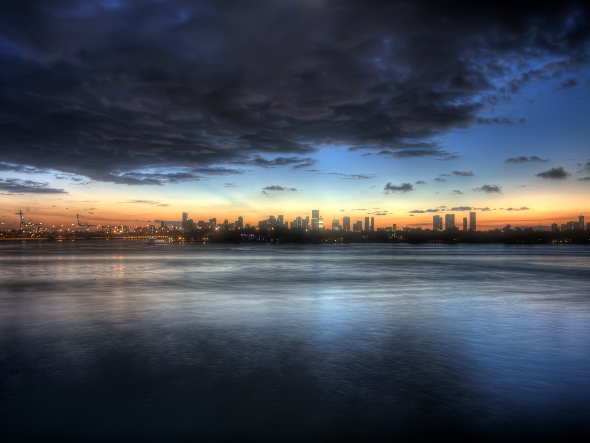 Miami Sunset Wallpaperx1440