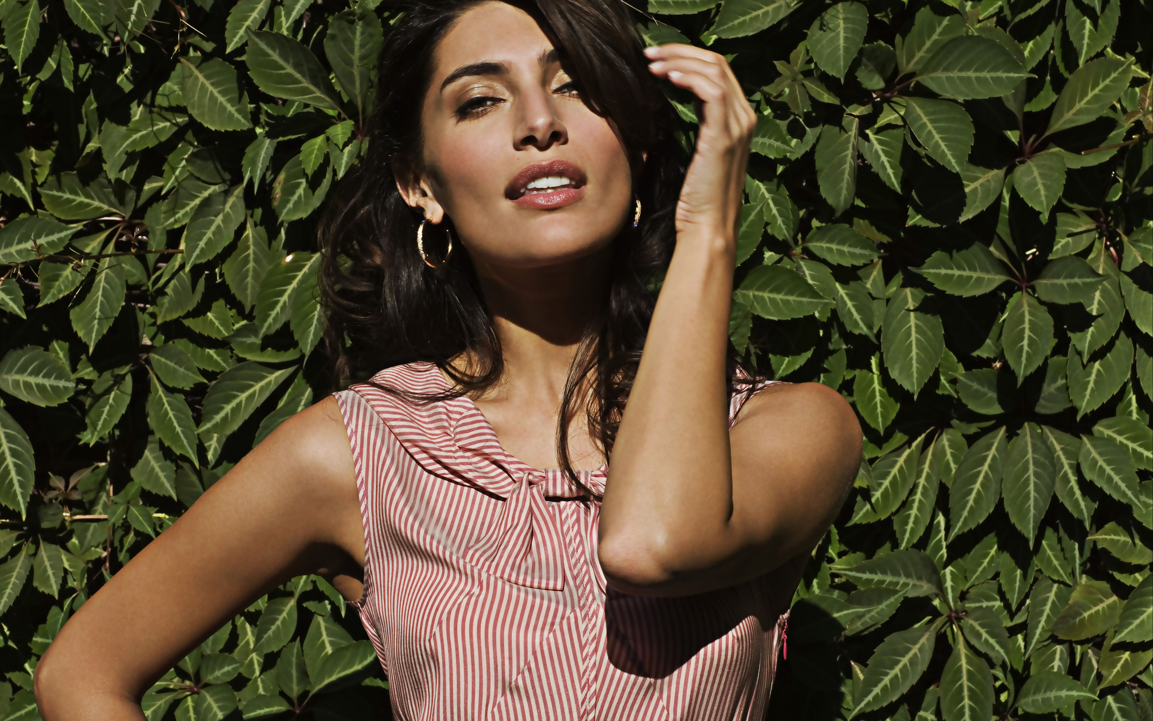 Download wallpaper 4k, Caterina Murino, 2019, italian actress, beauty, movie stars, italian celebrity, Caterina Murino photohoot for desktop with resolution 3840x2400. High Quality HD picture wallpaper