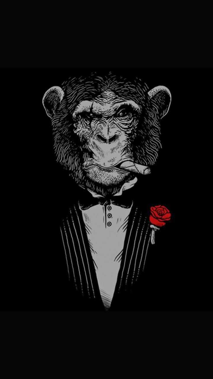 Mafia Monkey Wallpaper