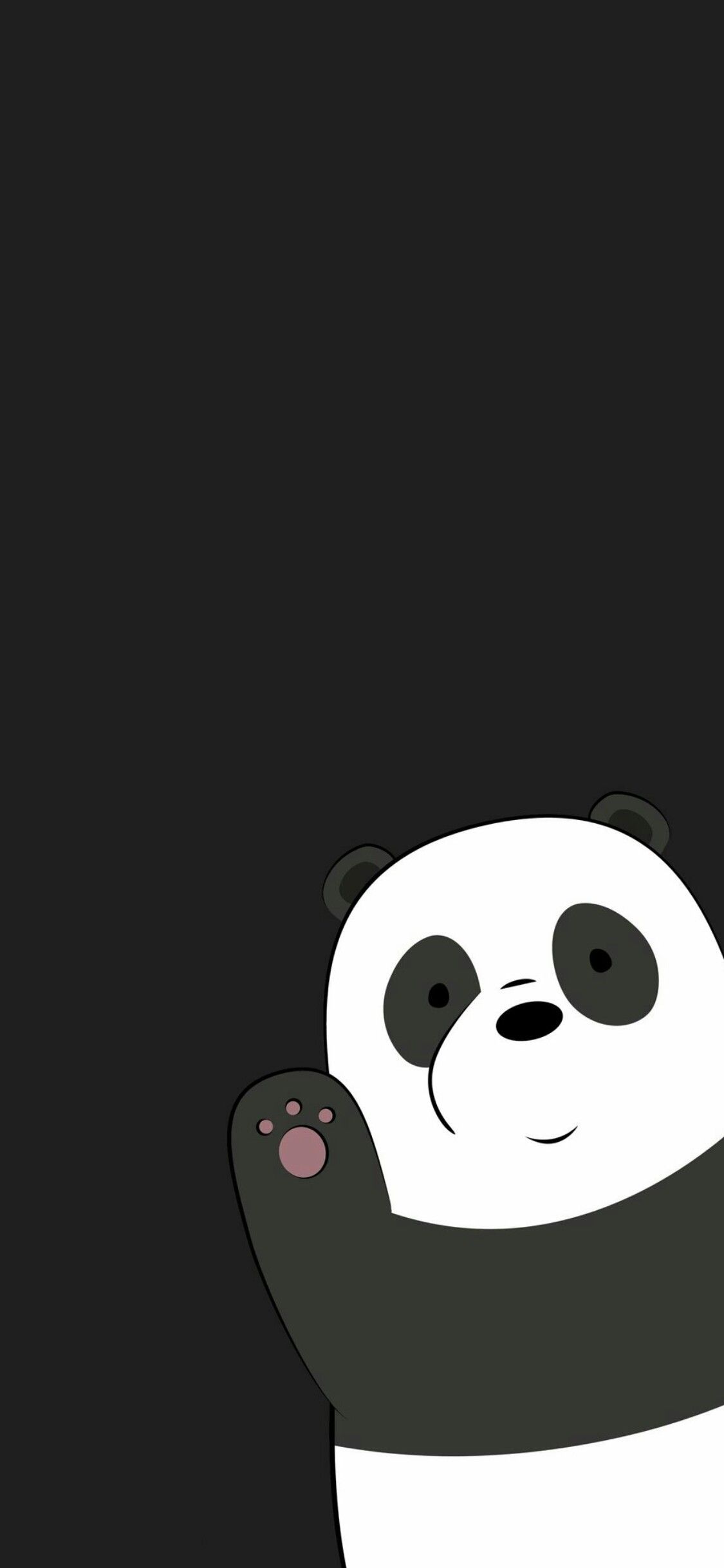 We Bare Bears Wallpaper Black
