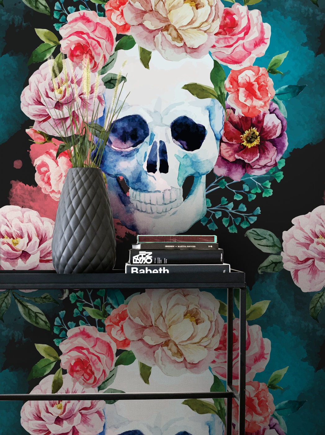 Flower Skull Wallpaper