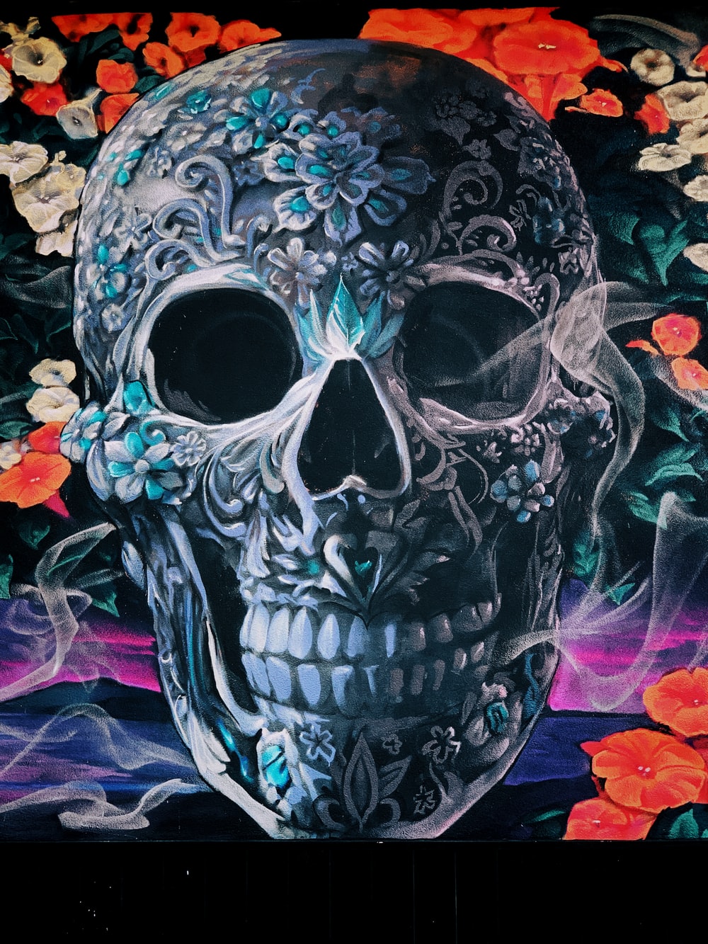 skull wallpaper photo