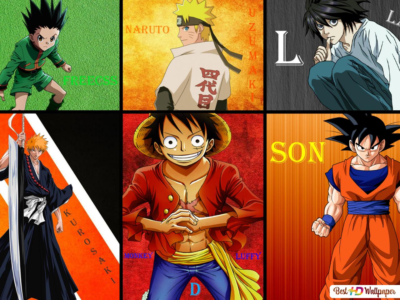 The Big 4 ツNaruto, One Piece, Bleach and Fairy Tailツ