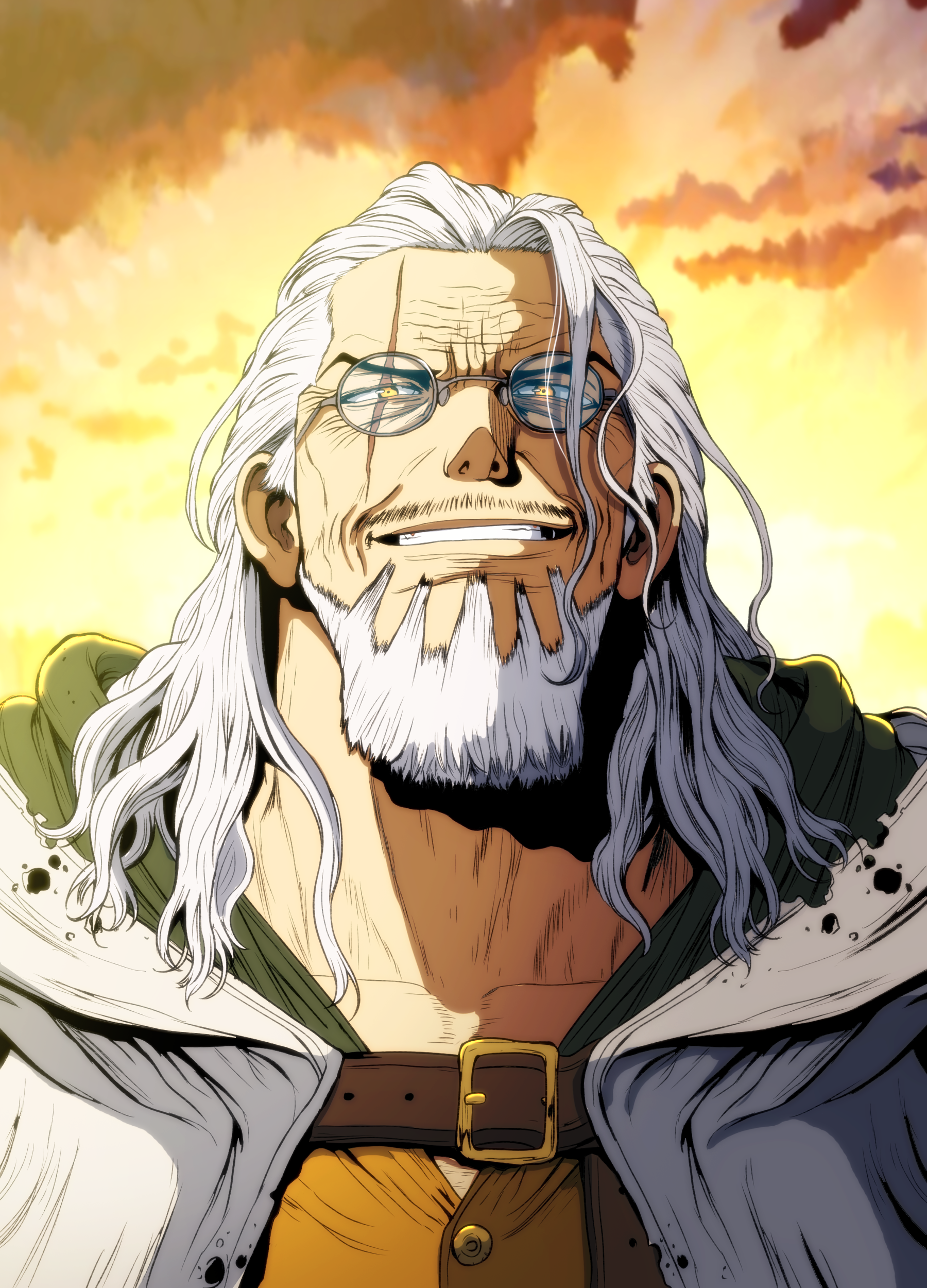 Rayleigh by BOICHI. One piece drawing, Rayleigh, One piece anime