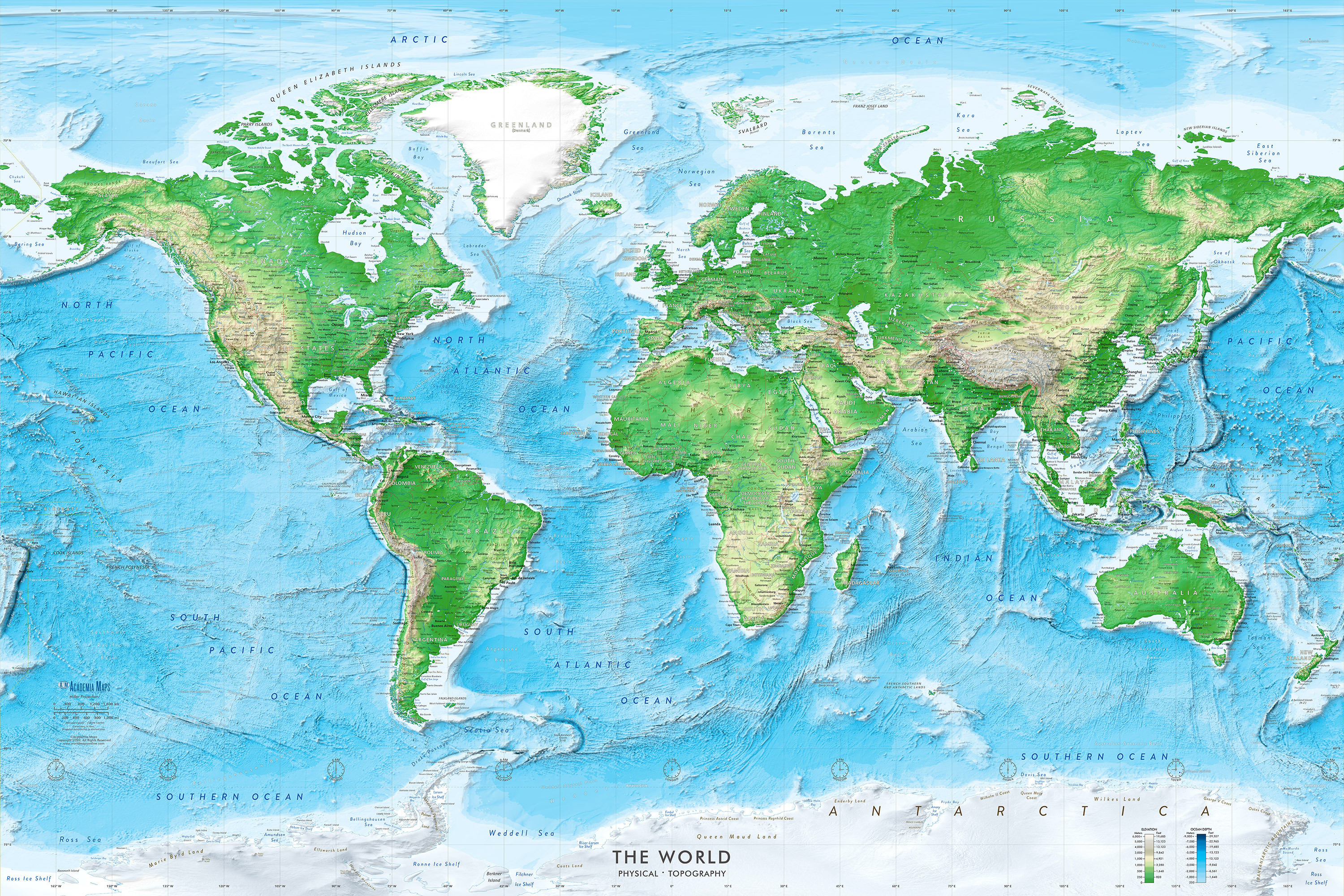 фотографии на карте мира