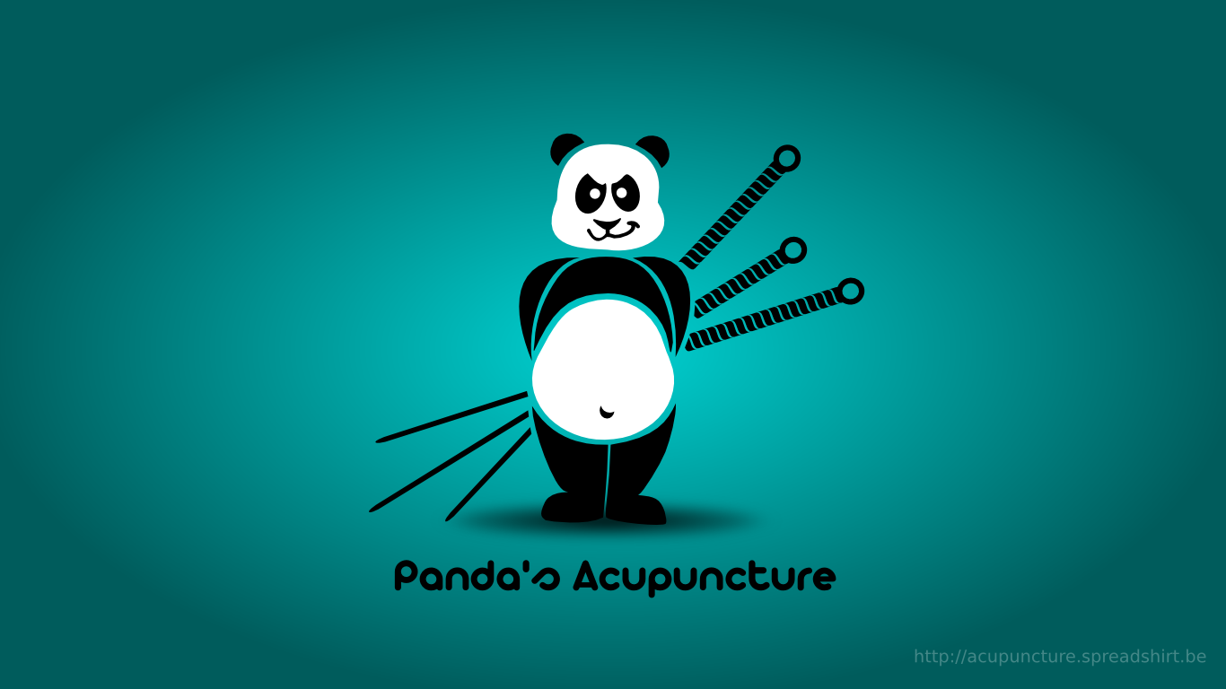 Panda's acupuncture Wallpaper and Background Imagex768