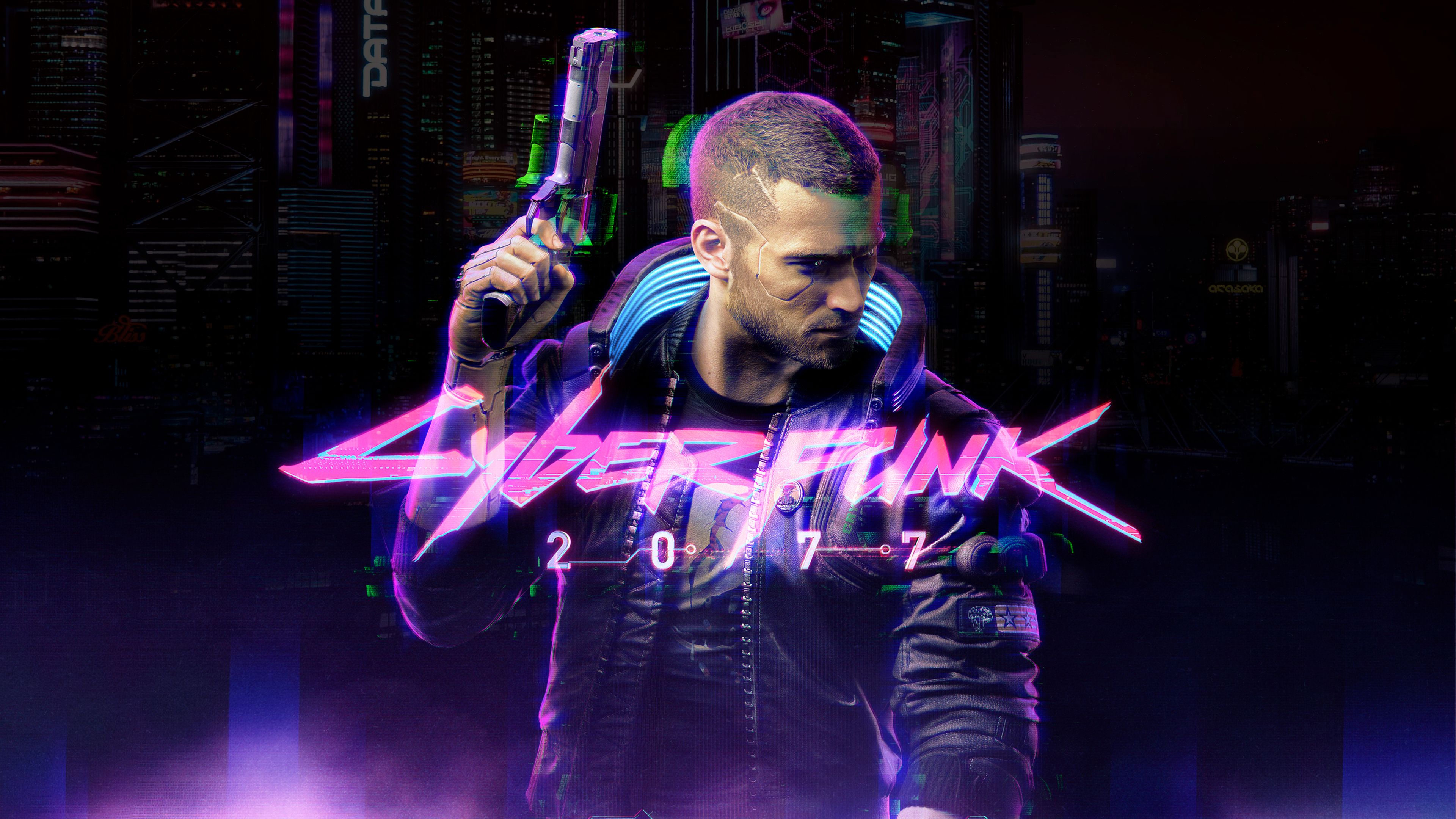 Cyberpunk 2077 Wallpaper 4K, Character V, Neon, Xbox Series X, Xbox One, Games