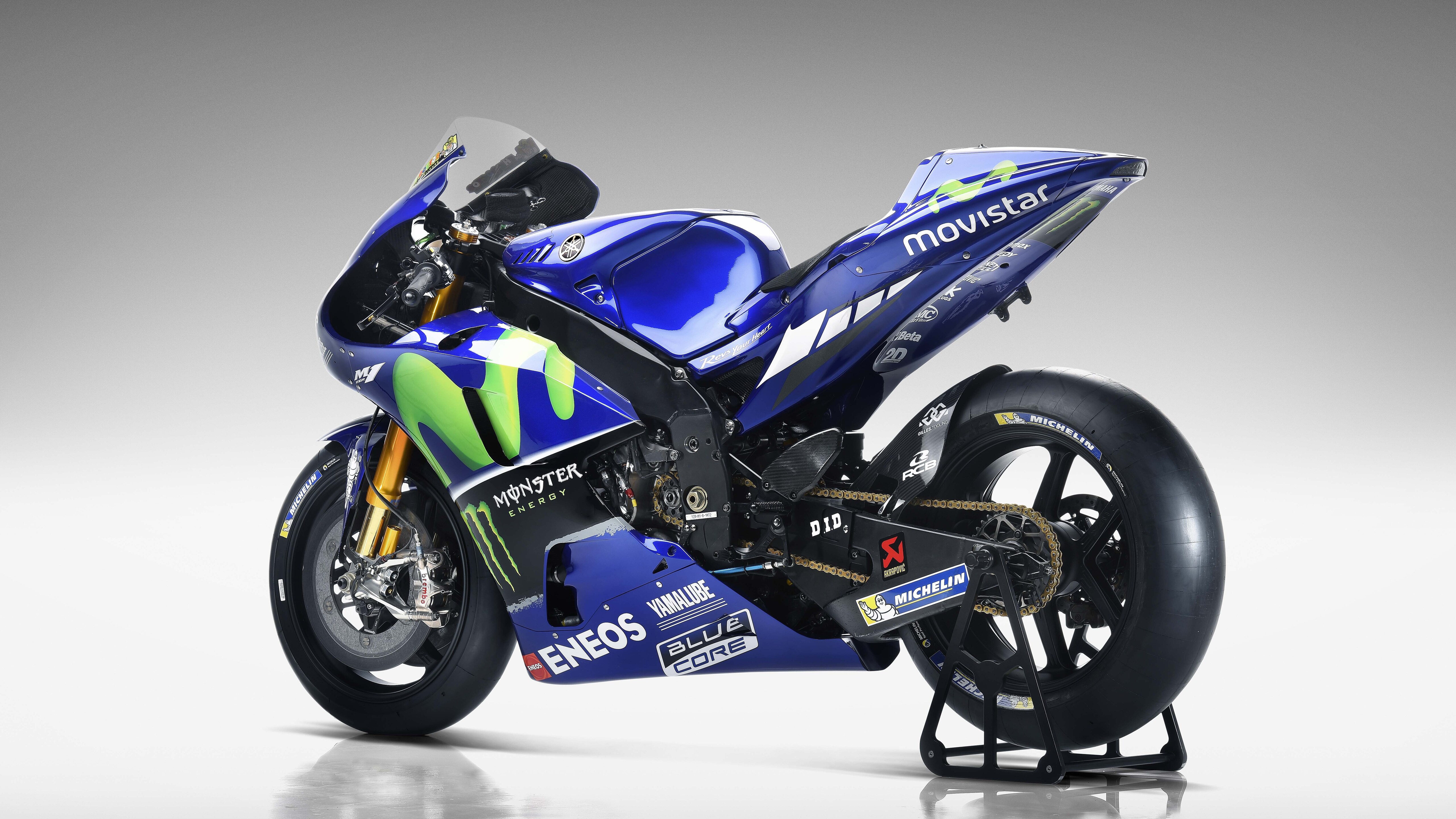 Movistar Yamaha MotoGP Yamaha YZR M1 2017 5k HD 4k Wallpaper, Image, Background, Photo and Picture