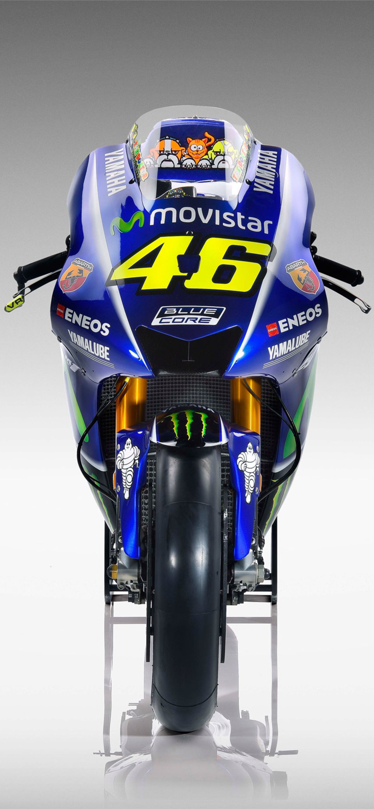 Movistar Yamaha MotoGP Yamaha YZR M1 Sony Xpe. iPhone Wallpaper Free Download
