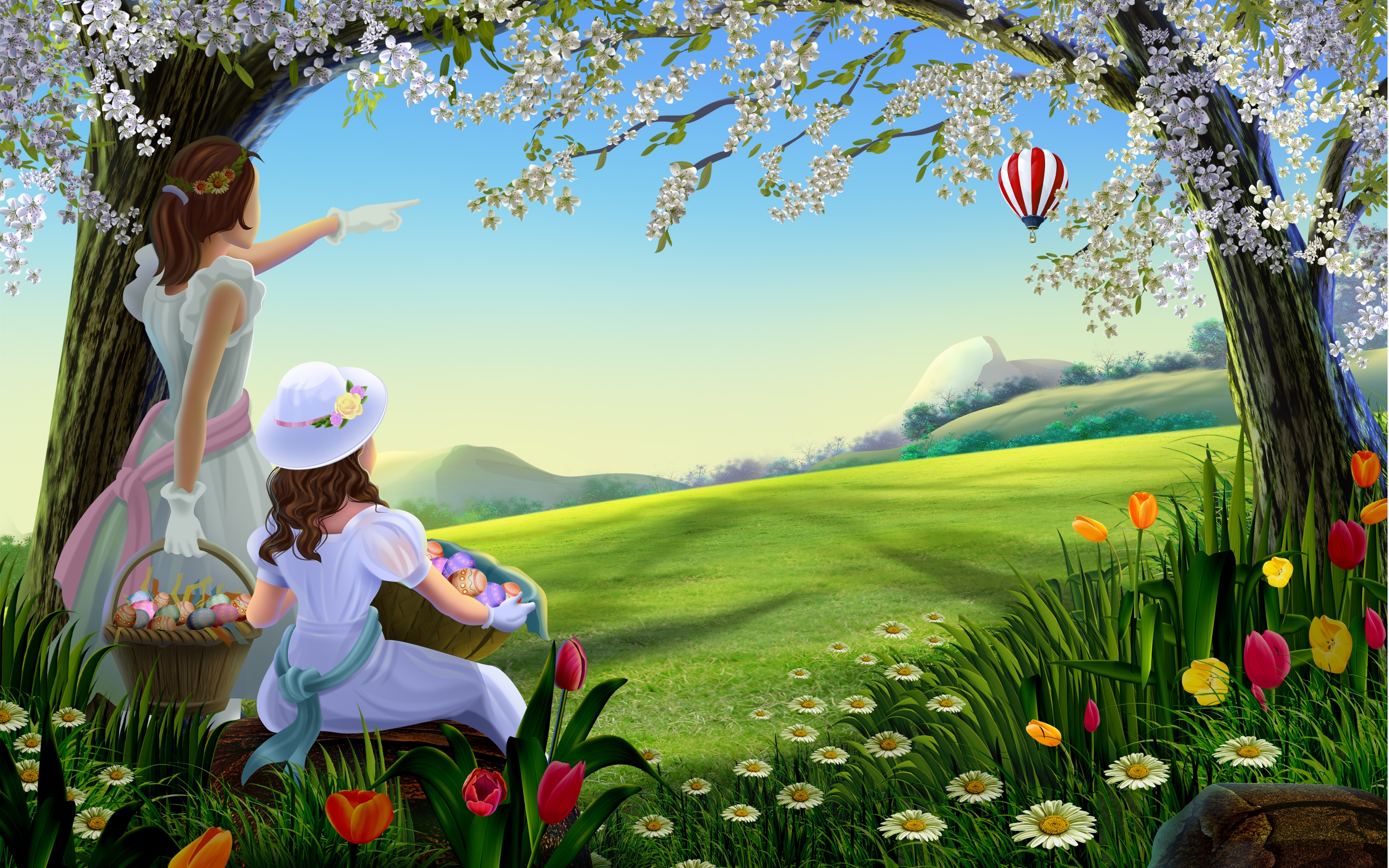 Amazing Spring Painting HD Wallpaper