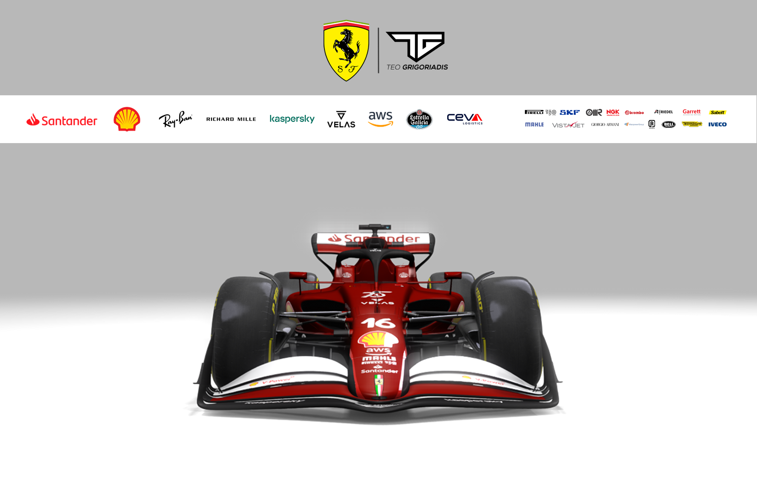 RSS Formula Hybrid X 2022 EVO Ferrari F1 75 Concept Livery