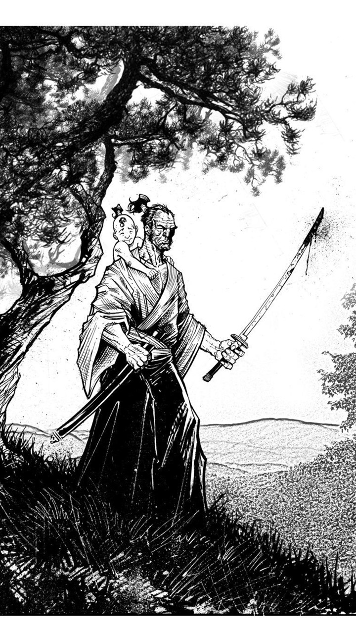 Lone Wolf And Cub By ScottJames Desktop Background