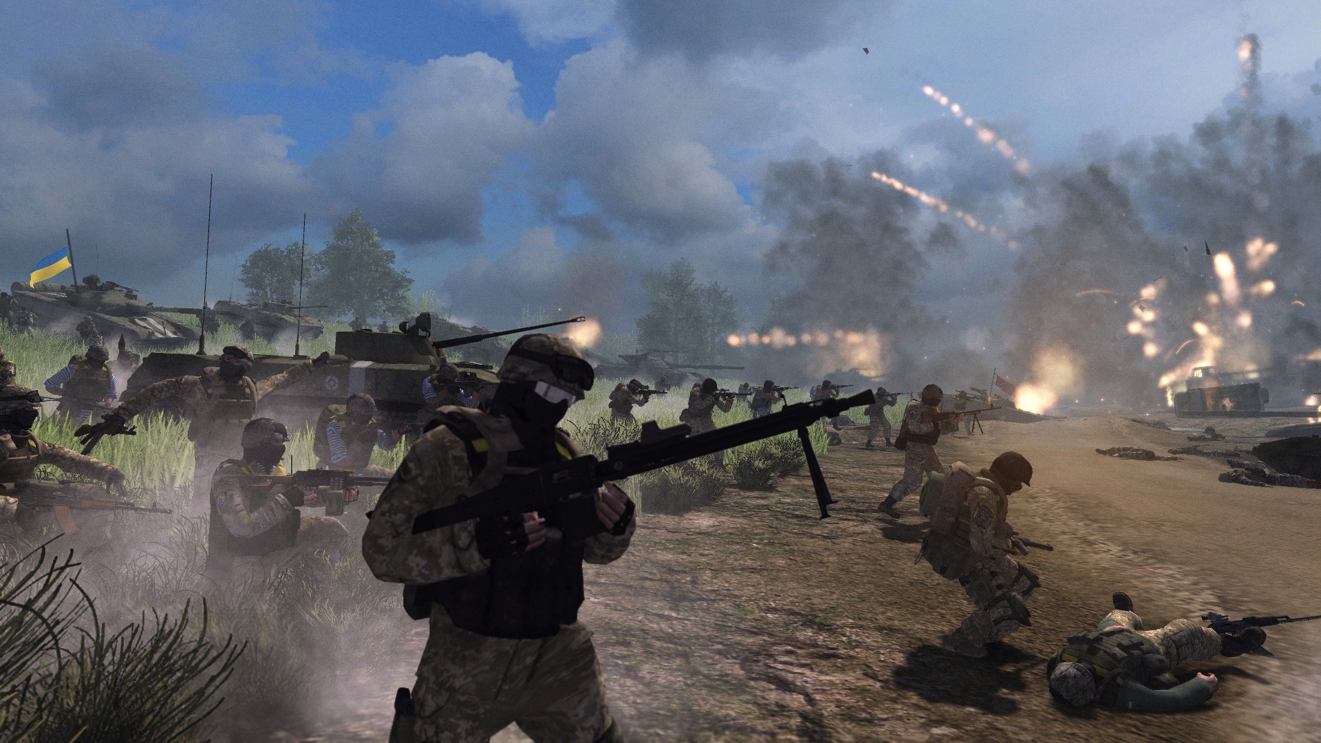 Preview of Ukrainian Army. image Crisis mod for Men of War: Assault Squad 2