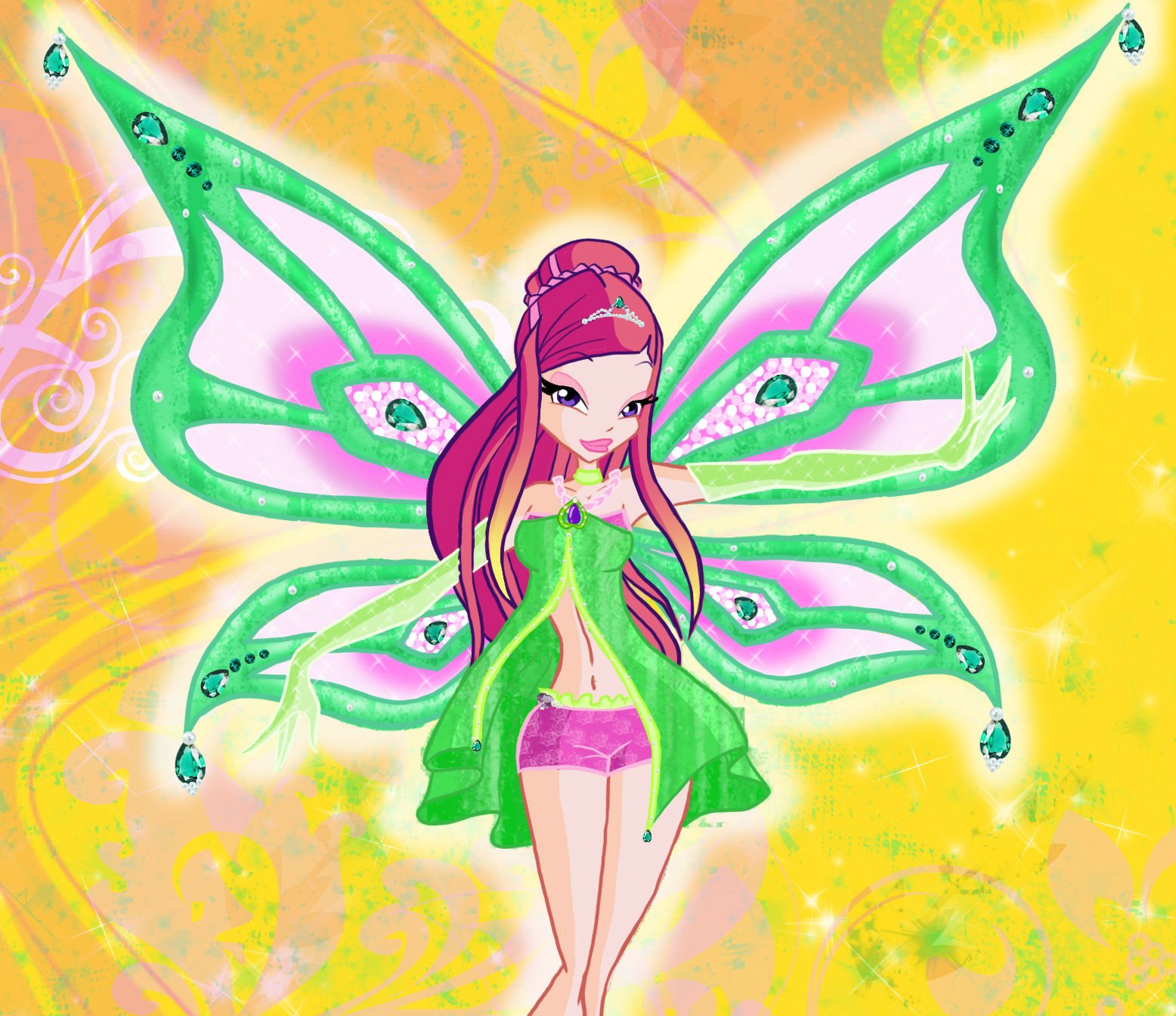 Winx Club Fairy Dd Roxy Fairy Dust Wallpaper & Background Download