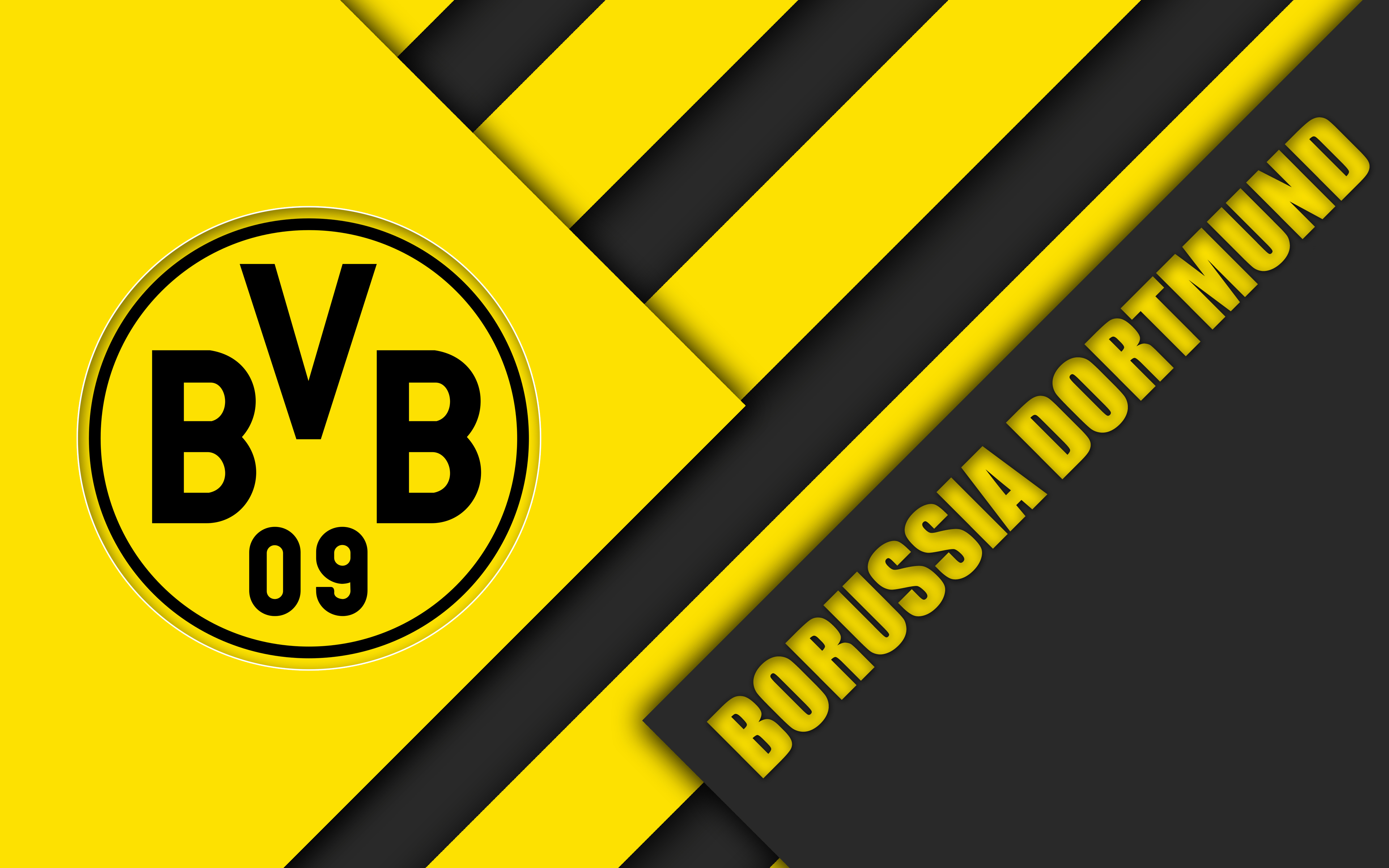 Bvb Borussia Dortmund Emblem Logo Soccer Wallpaper:3840x2400