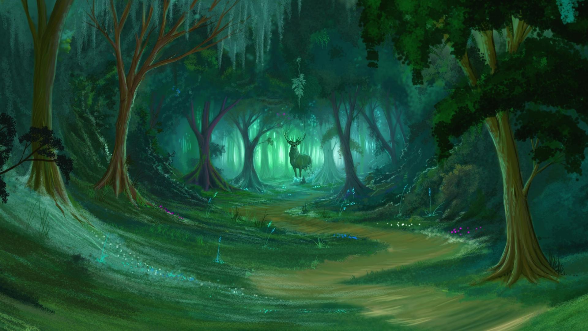 Forest Drawing Wallpapers - Wallpaper Cave