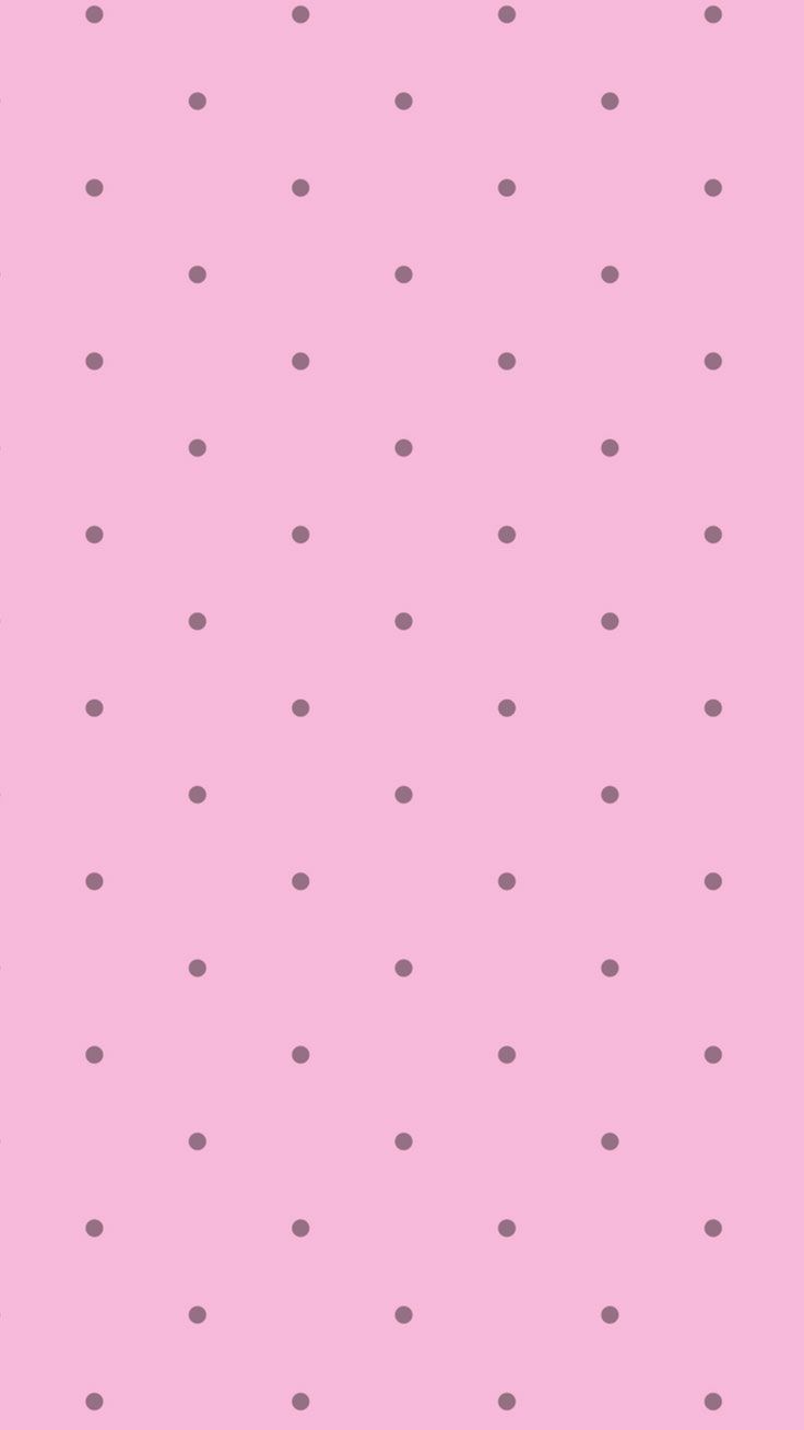 Pretty Pink iPhone 7 Plus Wallpaper. Preppy Wallpaper. Pink polka dots wallpaper, Polka dots wallpaper, Pink wallpaper iphone