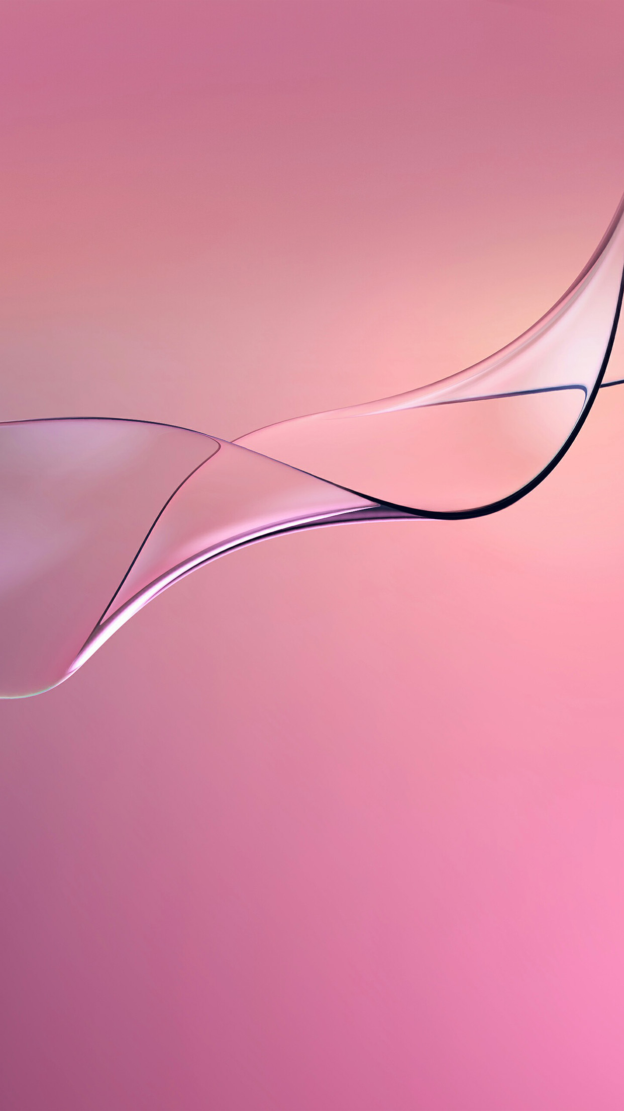 iPhone 6 wallpaper. curves pink abstract pattern background