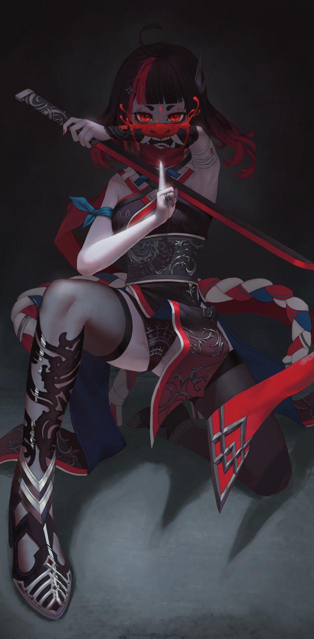 Ninja girl wallpaper