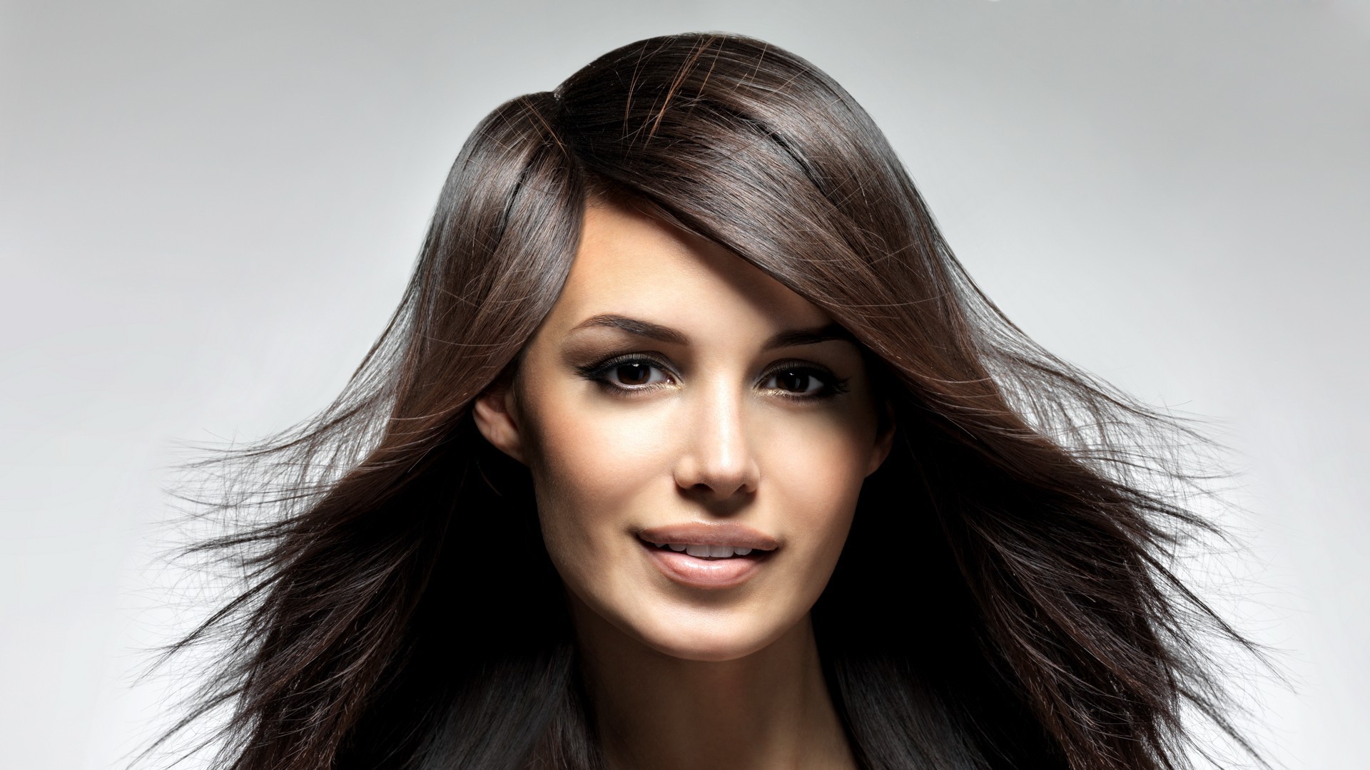 women, Brunette, Face, Straight Hair Wallpaper HD / Desktop and Mobile Background