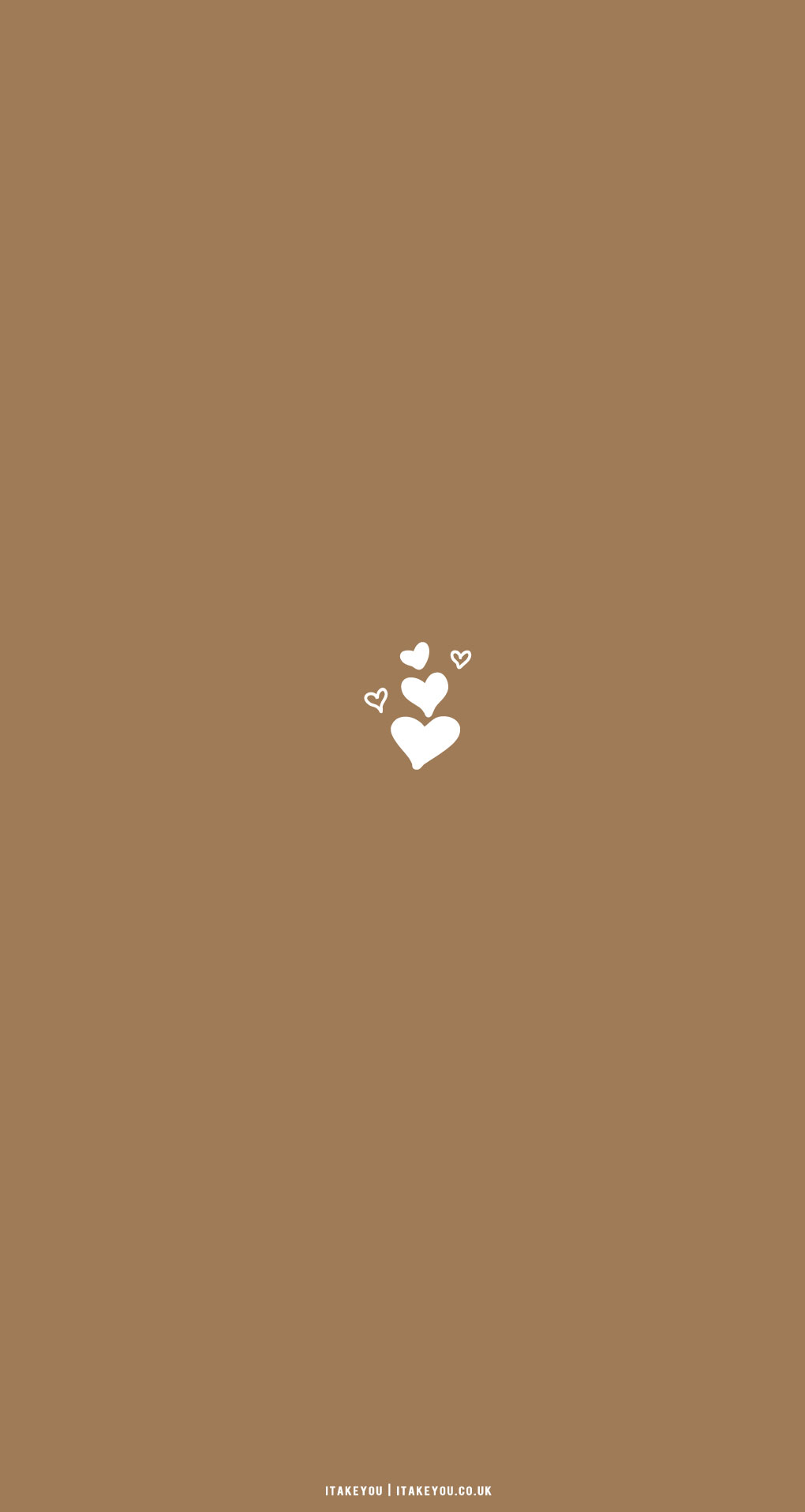 Cute Brown Aesthetic Wallpaper for Phone, Lots of Love Aesthetic Wallpaper I Take You. Wedding Readings. Wedding Ideas