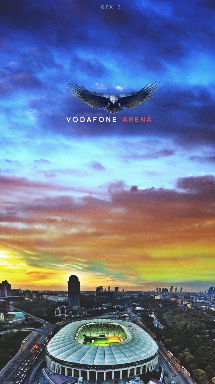 vodafone arena wallpaper, sky, nature, wing, poster, atmosphere