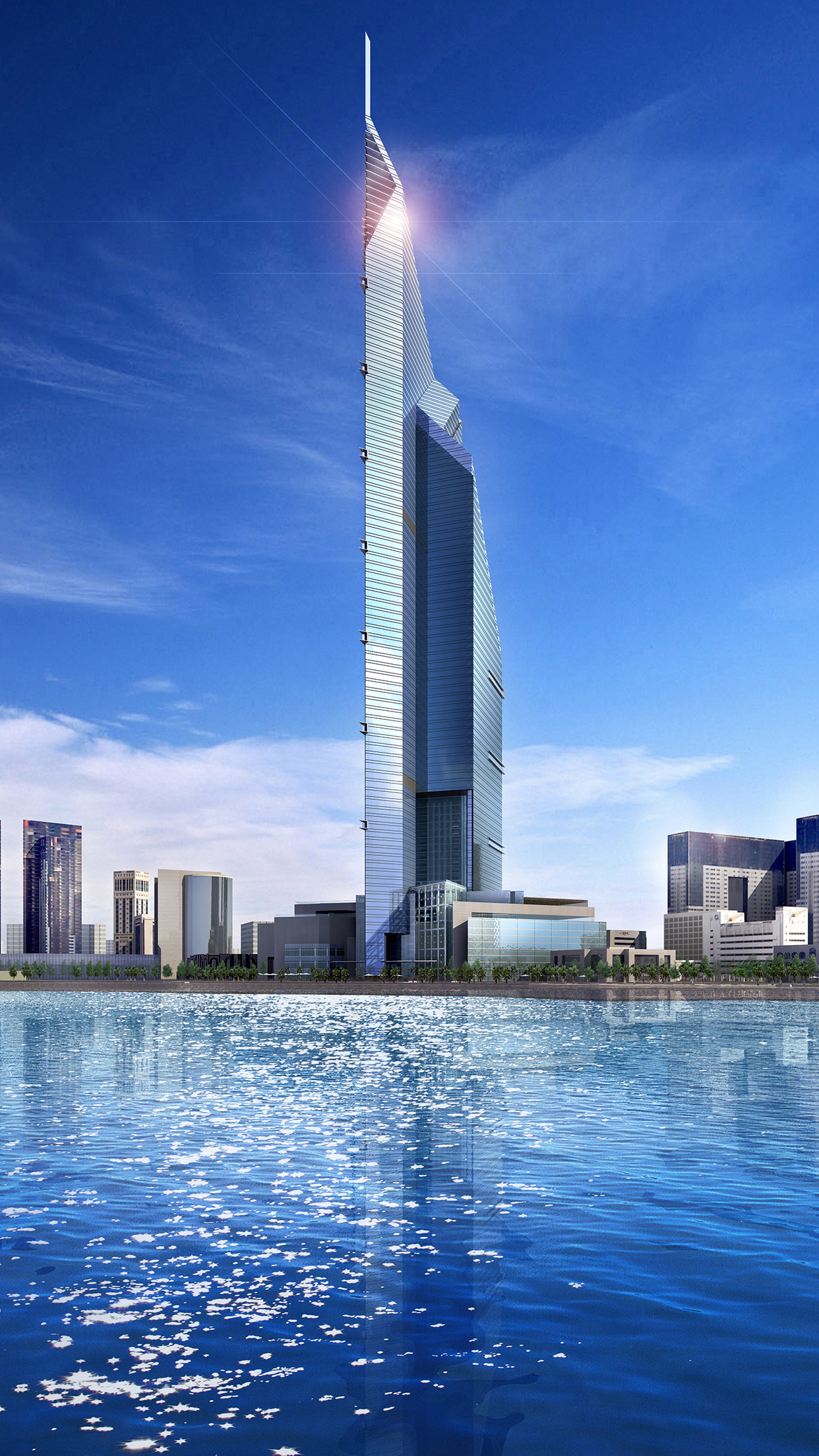 Dubai tower Wallpaper for iPhone 11, Pro Max, X, 8, 7, 6