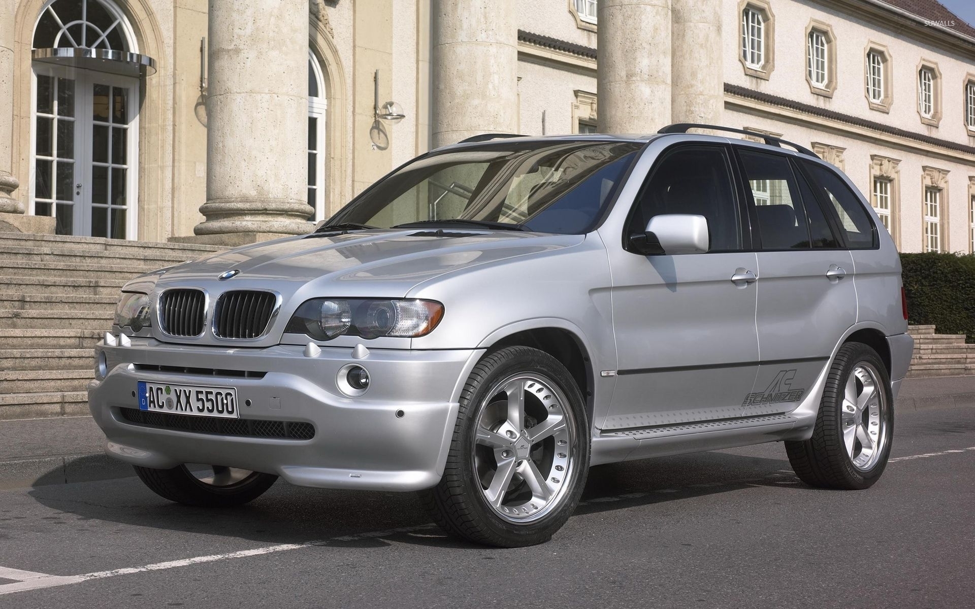 AC Schnitzer silver BMW X5 wallpaper wallpaper